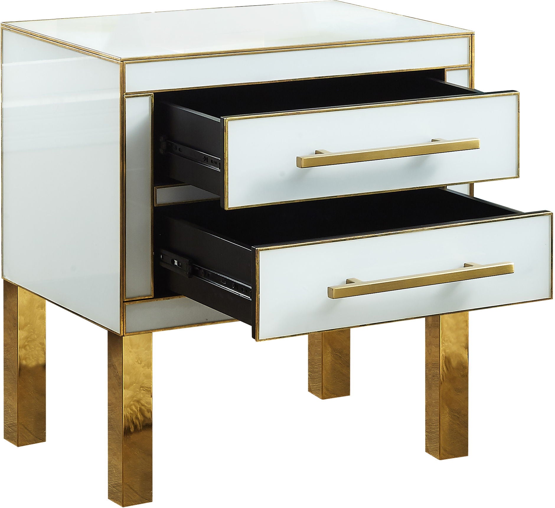 Gigi - Side Table - White Lacquer - Urban Living Furniture (Los Angeles, CA)