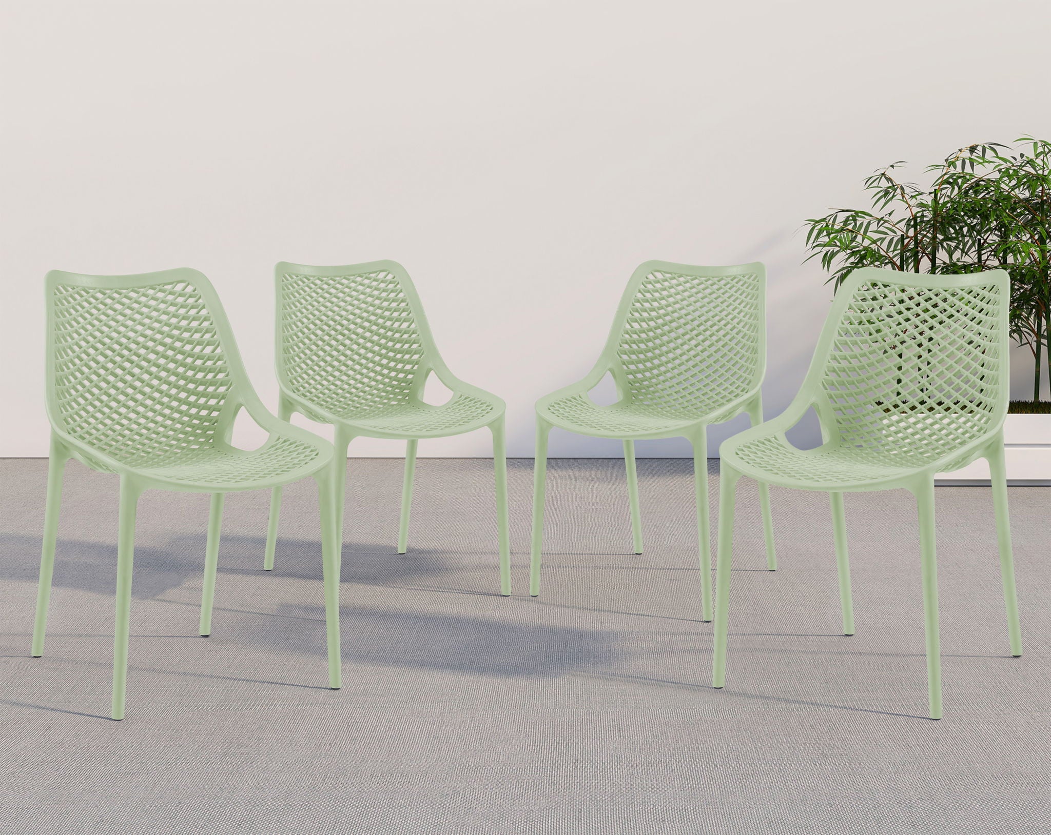 Mykonos - Outdoor Patio Dining Chair Set - Urban Living Furniture (Los Angeles, CA)