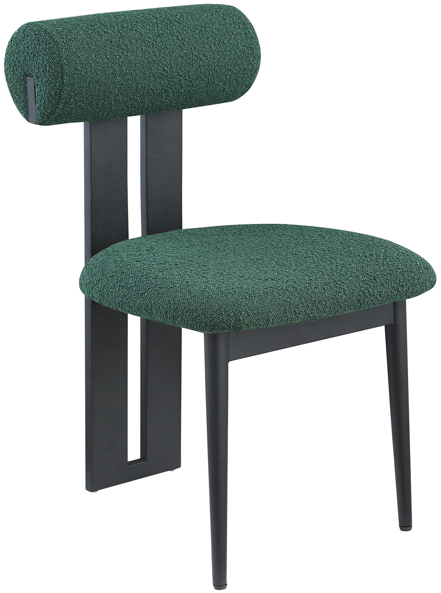 Dario - Boucle Dining Chair With Black Frame (Set of 2) - Urban Living Furniture (Los Angeles, CA)