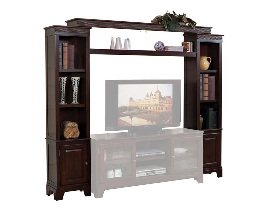 Halden - Entertainment Center - Merlot - Urban Living Furniture (Los Angeles, CA)