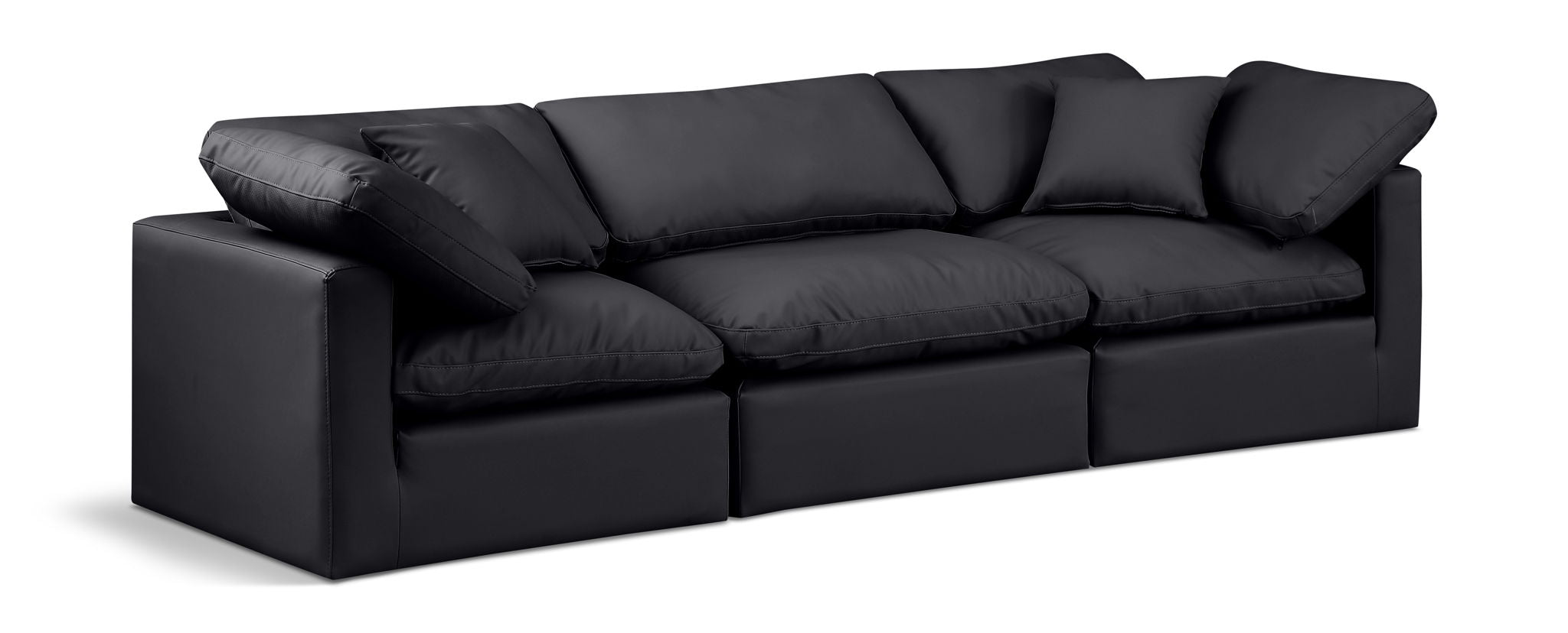 Indulge - Faux Leather 3 Seat Modular Sofa - Urban Living Furniture (Los Angeles, CA)