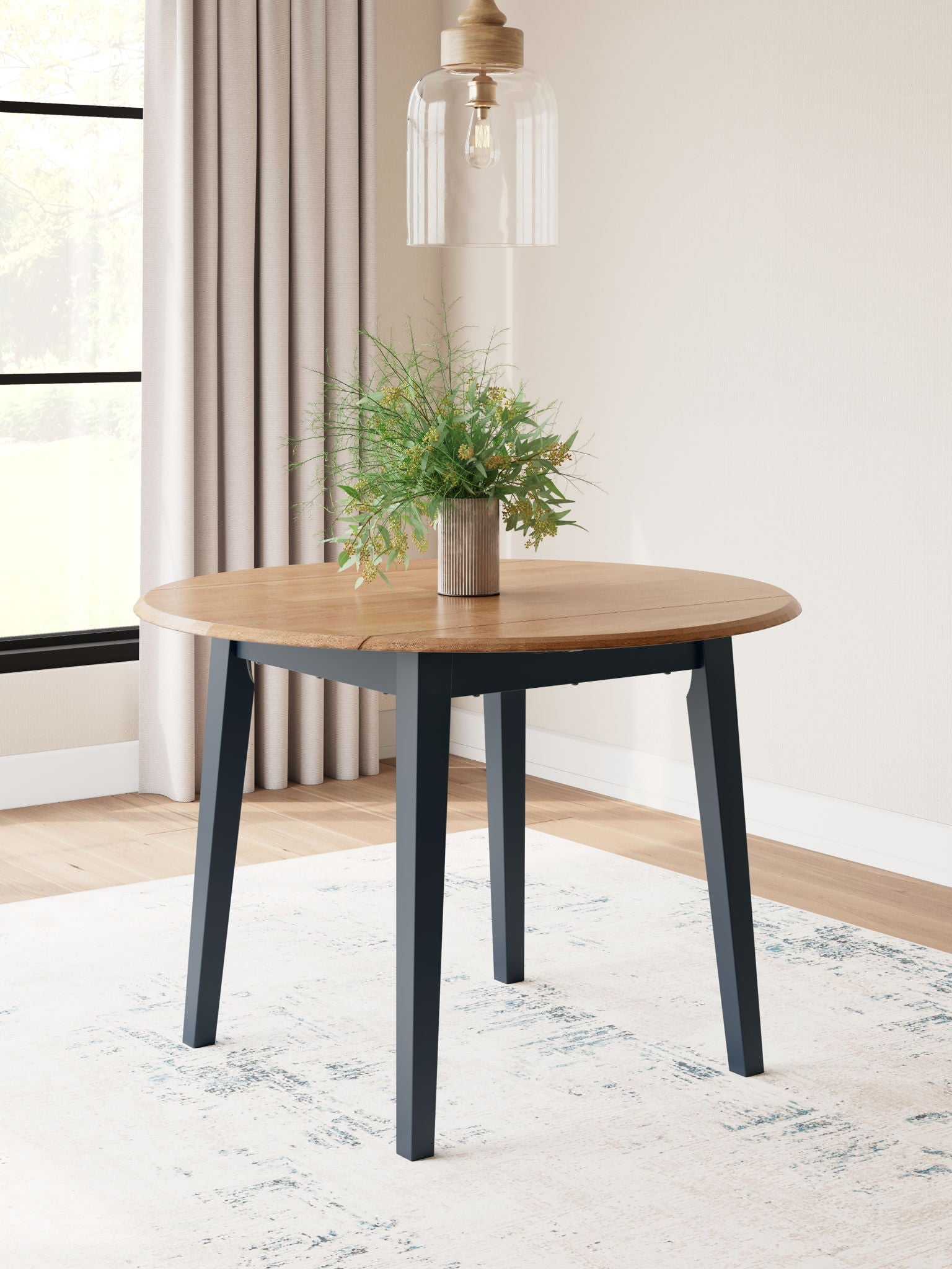 Gesthaven - Round Dining Room Drop Leaf Table - Urban Living Furniture (Los Angeles, CA)