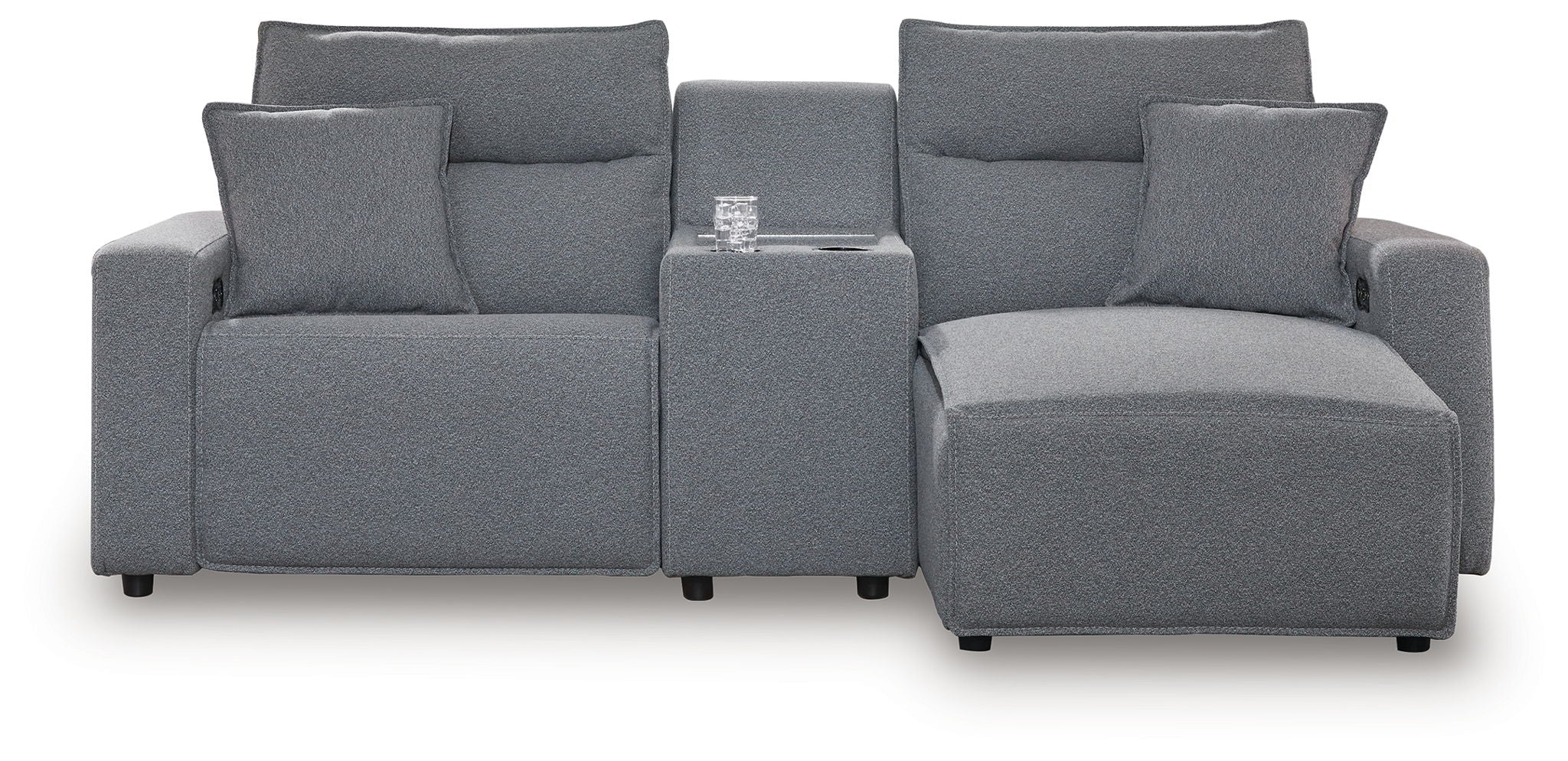 ModMax II - Salt And Pepper - Reclining Sectional - Urban Living Furniture (Los Angeles, CA)
