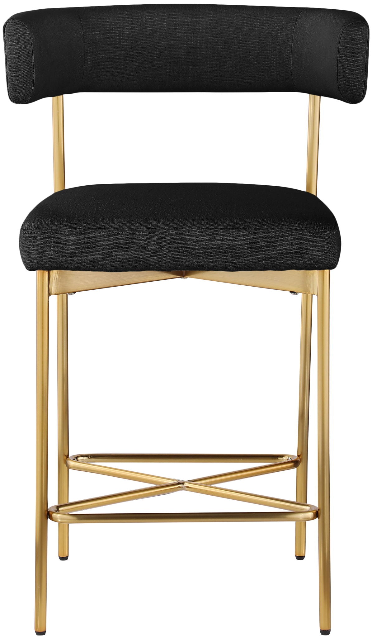 Rivage - Durable Stool With Gold Frame (Set of 2) - Urban Living Furniture (Los Angeles, CA)