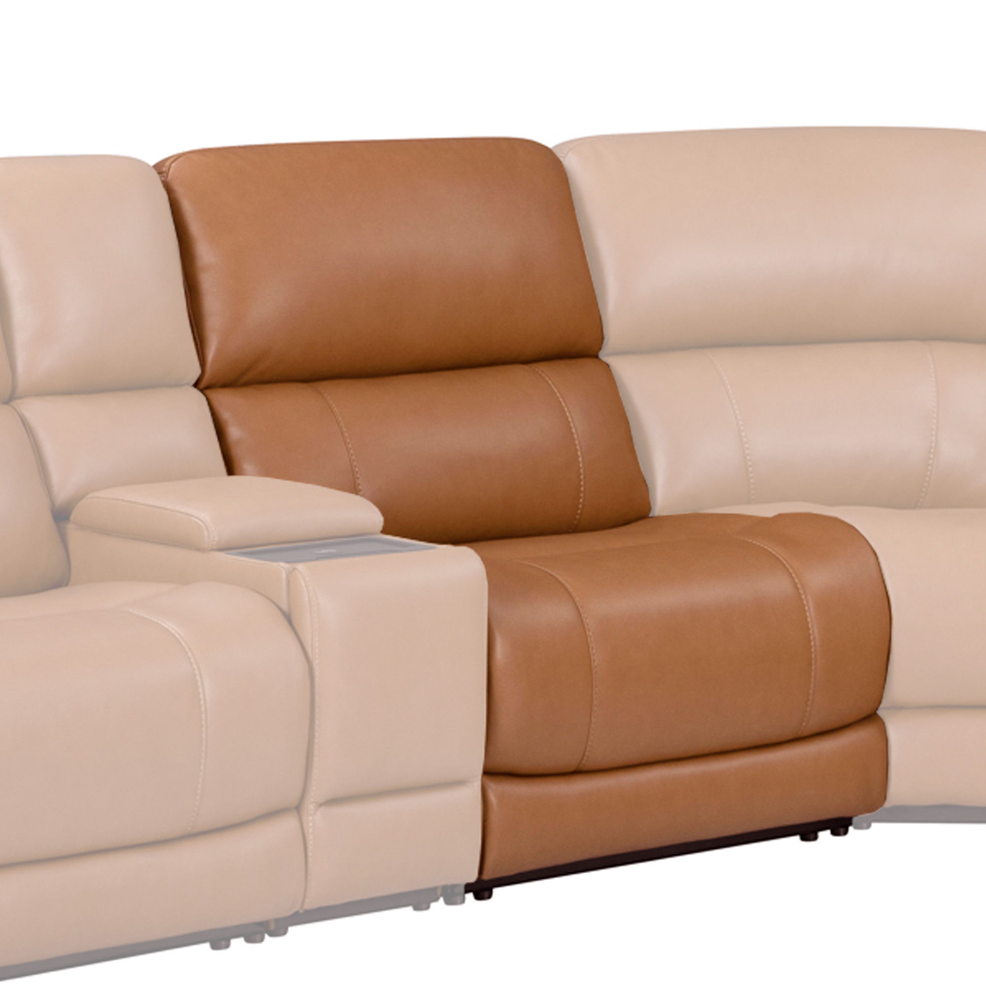 Hancock - Zero Gravity Power Armless Recliner P3 - Apple Cider - Urban Living Furniture (Los Angeles, CA)