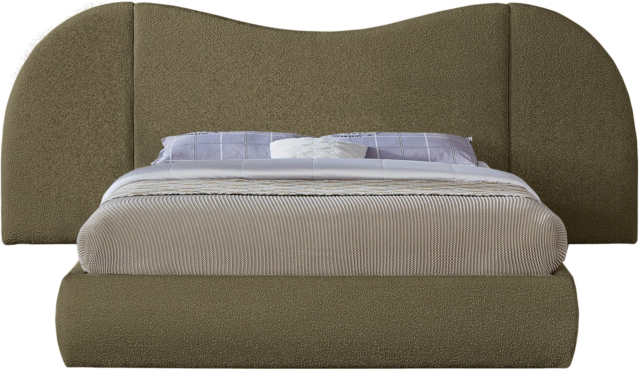 Everest - Boucle Fabric Bed - Urban Living Furniture (Los Angeles, CA)
