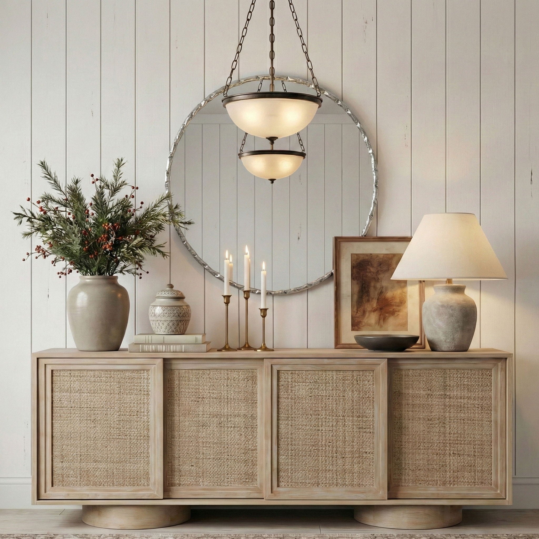 Hammer - Round Iron Mirror - Urban Living Furniture (Los Angeles, CA)