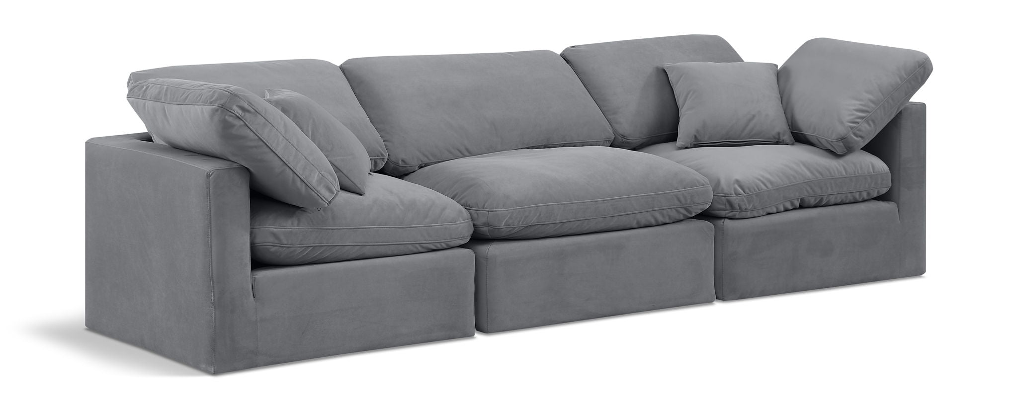 Indulge - Velvet 3 Seat Modular Sofa - Urban Living Furniture (Los Angeles, CA)