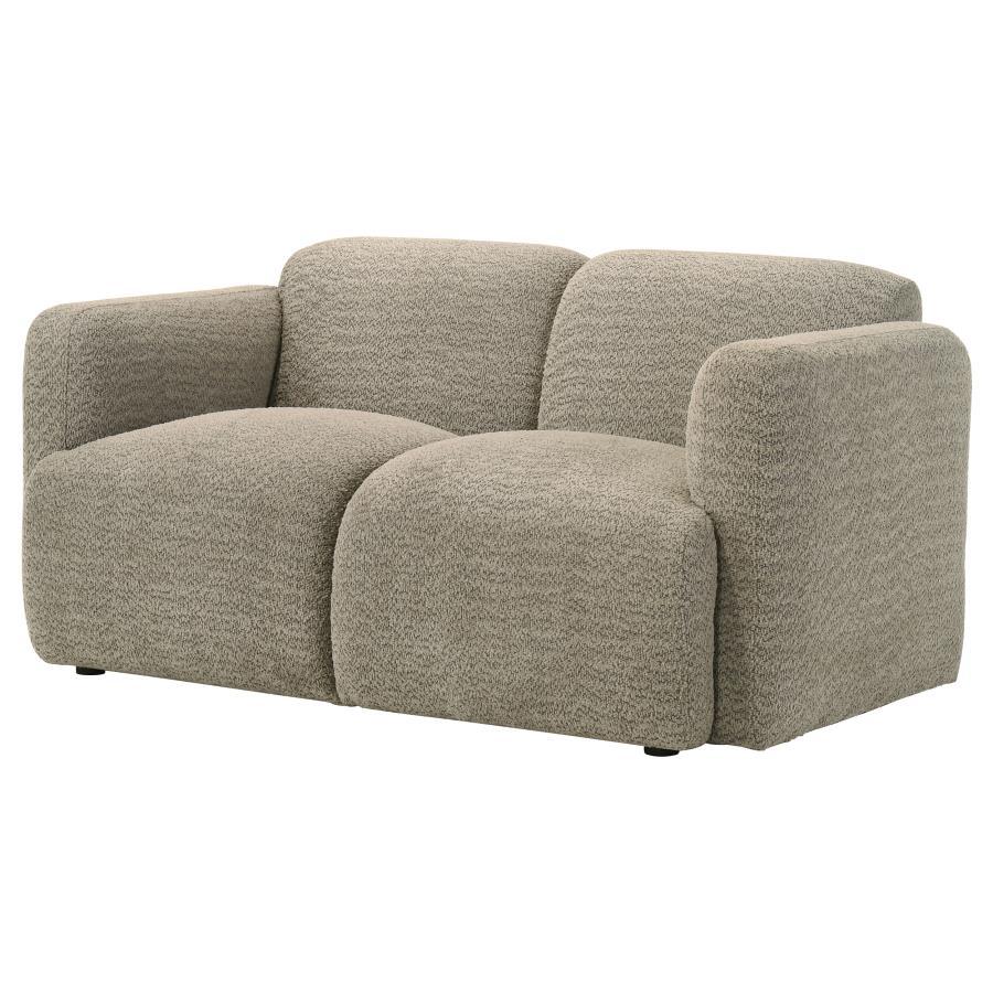 Dorset - Fabric Upholstered Round Track Arm Loveseat - Urban Living Furniture (Los Angeles, CA)