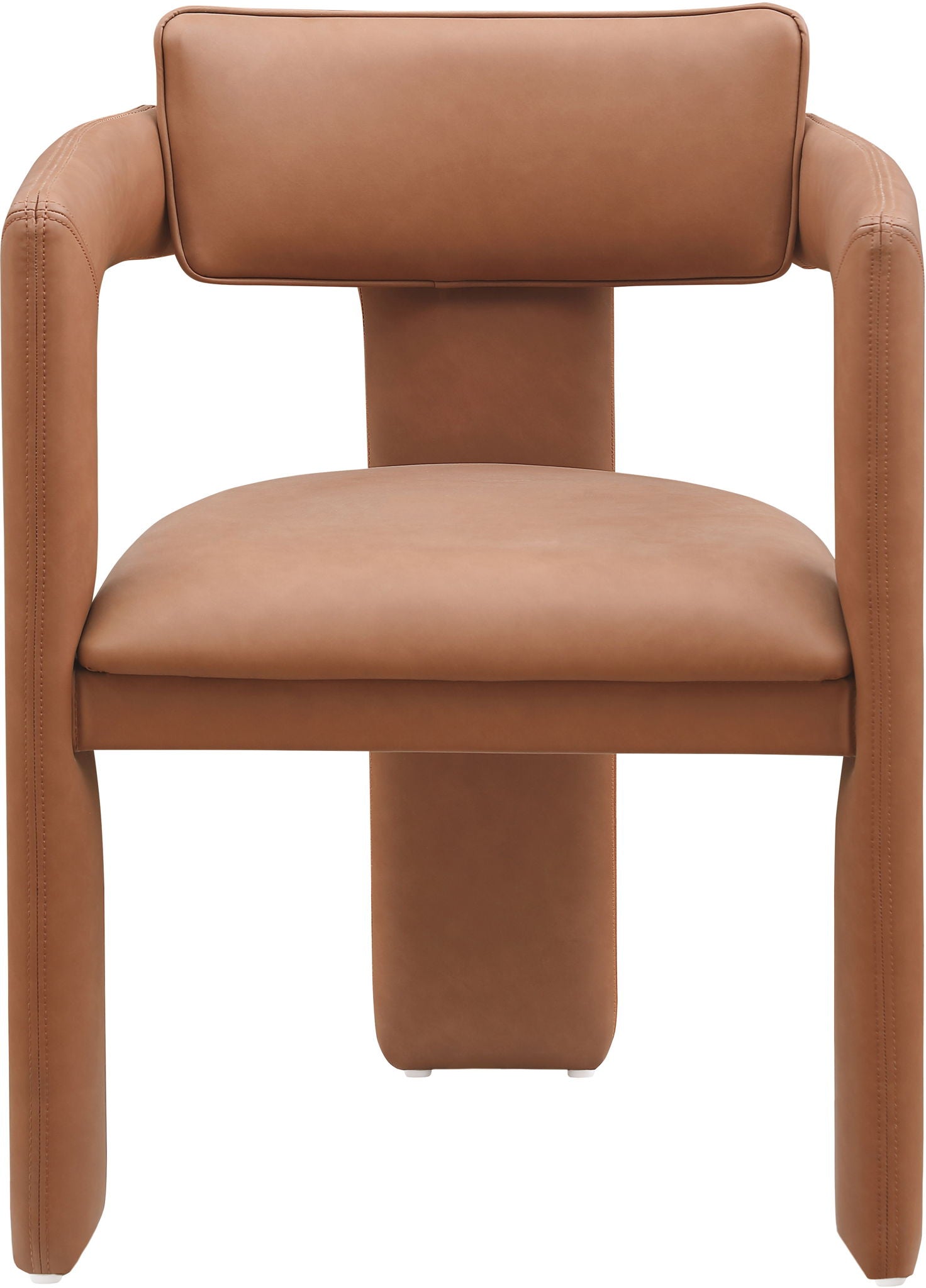 Brenda - Faux Leather Dining Chair (Set of 2) - Cognac - Urban Living Furniture (Los Angeles, CA)