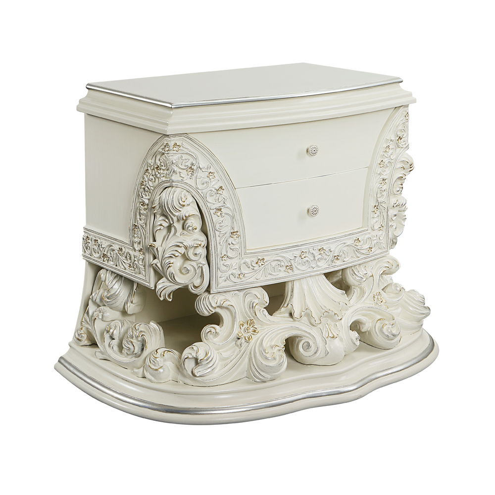 Adara - Nightstand - Antique White - Urban Living Furniture (Los Angeles, CA)