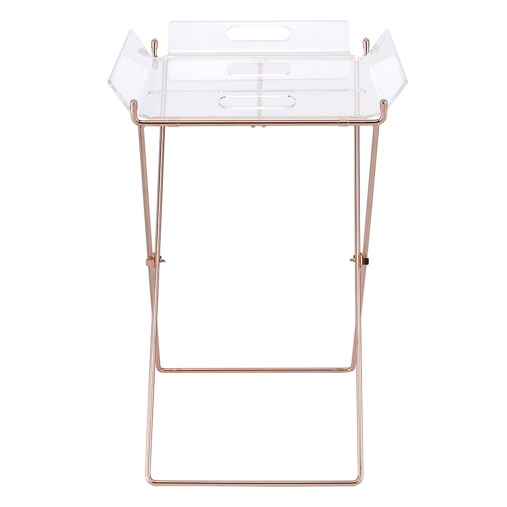 Cercie - Tray Table - Clear Acrylic & Copper - Urban Living Furniture (Los Angeles, CA)