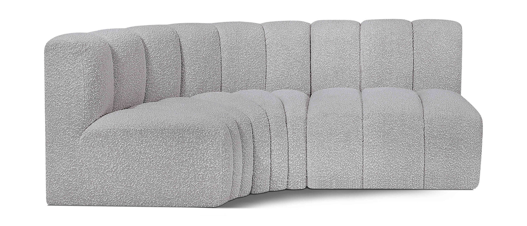 Arc - Boucle Fabric 3 Piece Sofa - Urban Living Furniture (Los Angeles, CA)