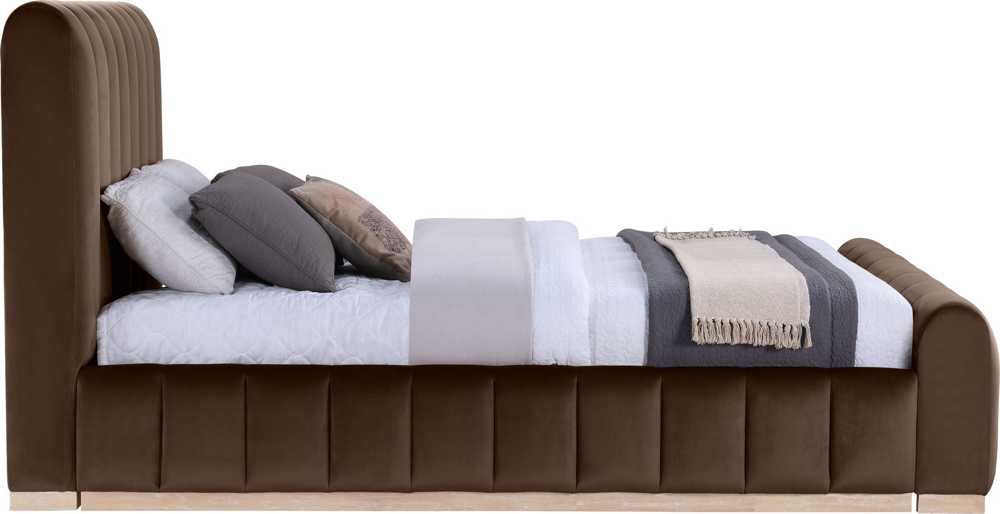 Amara - Velvet Bed - Urban Living Furniture (Los Angeles, CA)