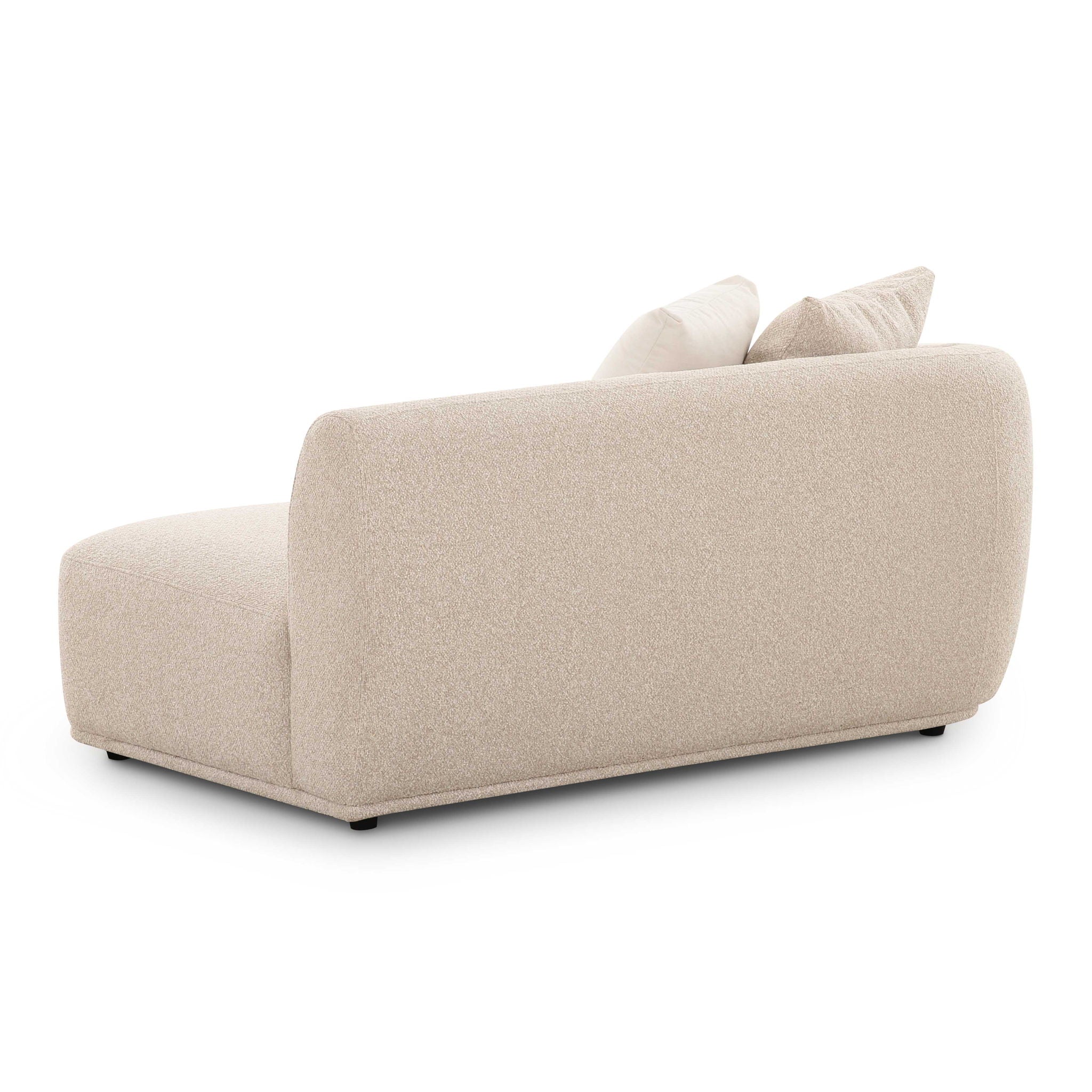 Sylvie - Left Arm 2-Seater Loveseat - Cream