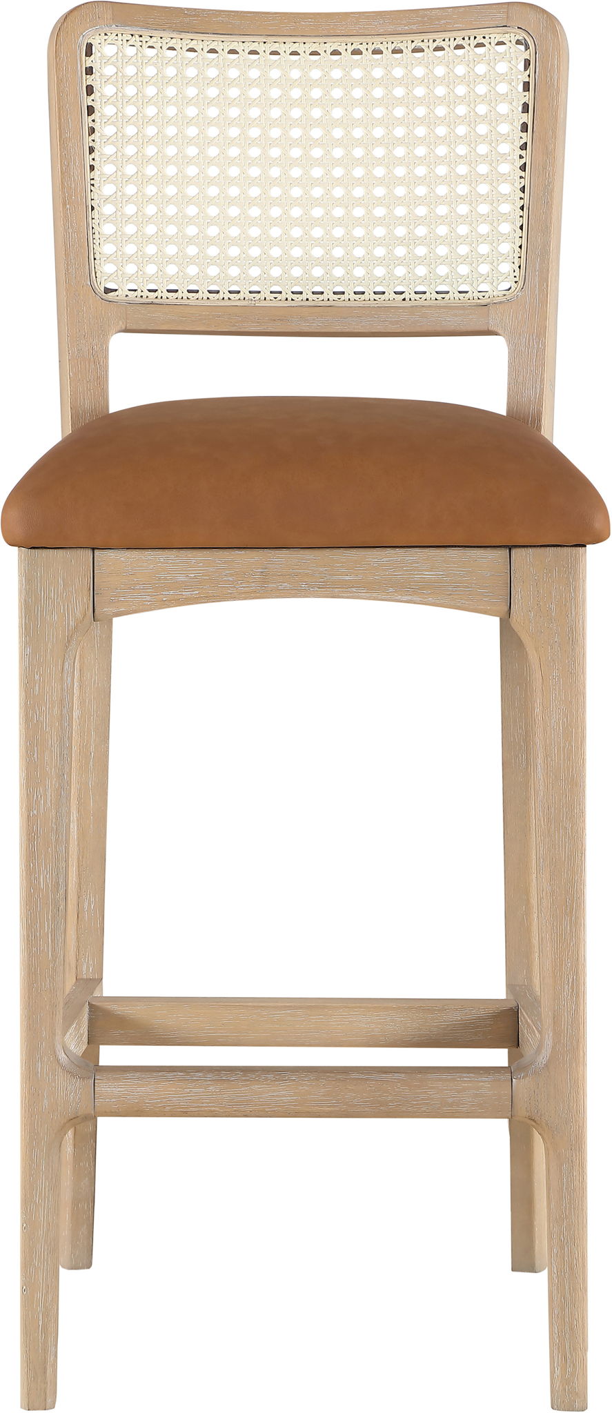 Atrium - Upholstered Bar Stool (Set of 2) - Brushed Natural Frame - Urban Living Furniture (Los Angeles, CA)
