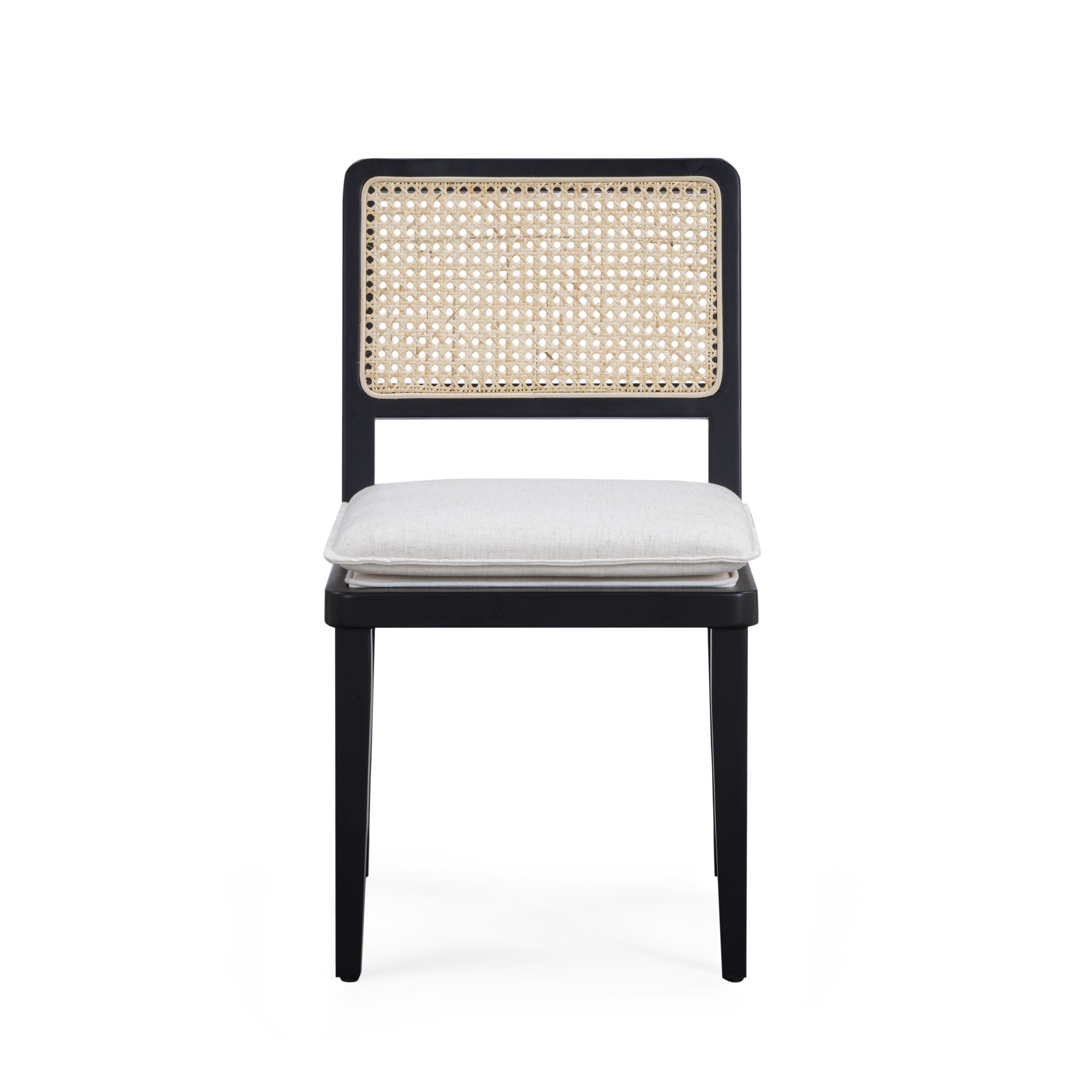 Tassina - Upcycled Performance Linen Dining Chair - Cream - Urban Living Furniture (Los Angeles, CA)