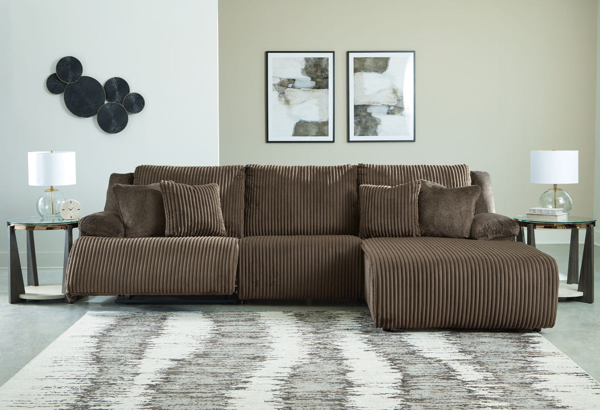 Top Tier - 3 Piece Reclining Sectional