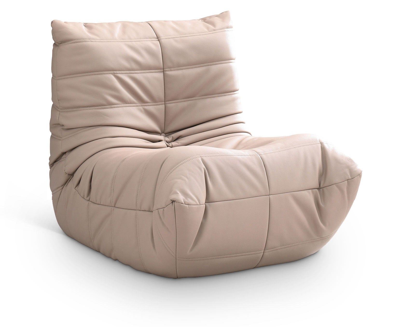 Relax - Vegan Leather Upholstered Chair - Tan - Urban Living Furniture (Los Angeles, CA)