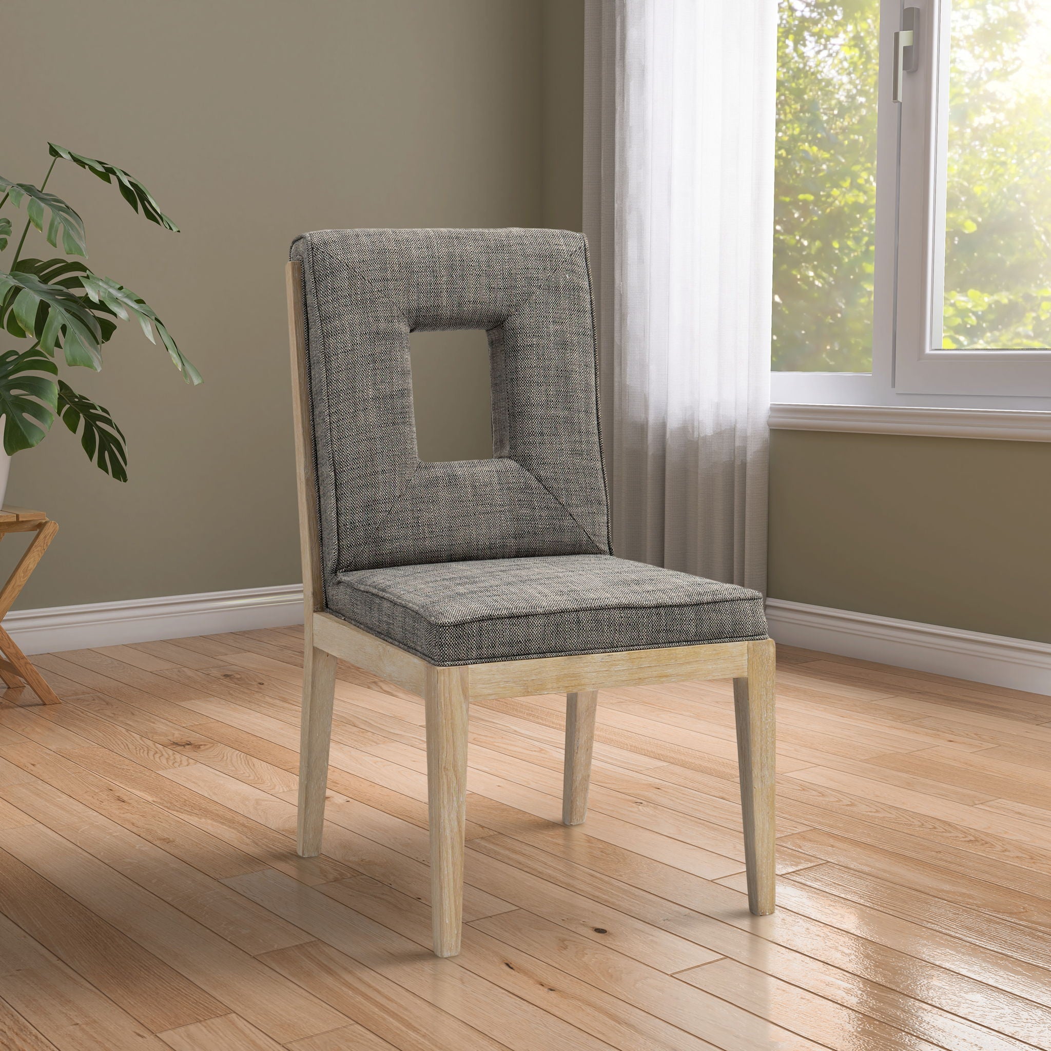 Gwendolyn - Dining Side Chair With Natural Frame (Set of 2) - Urban Living Furniture (Los Angeles, CA)