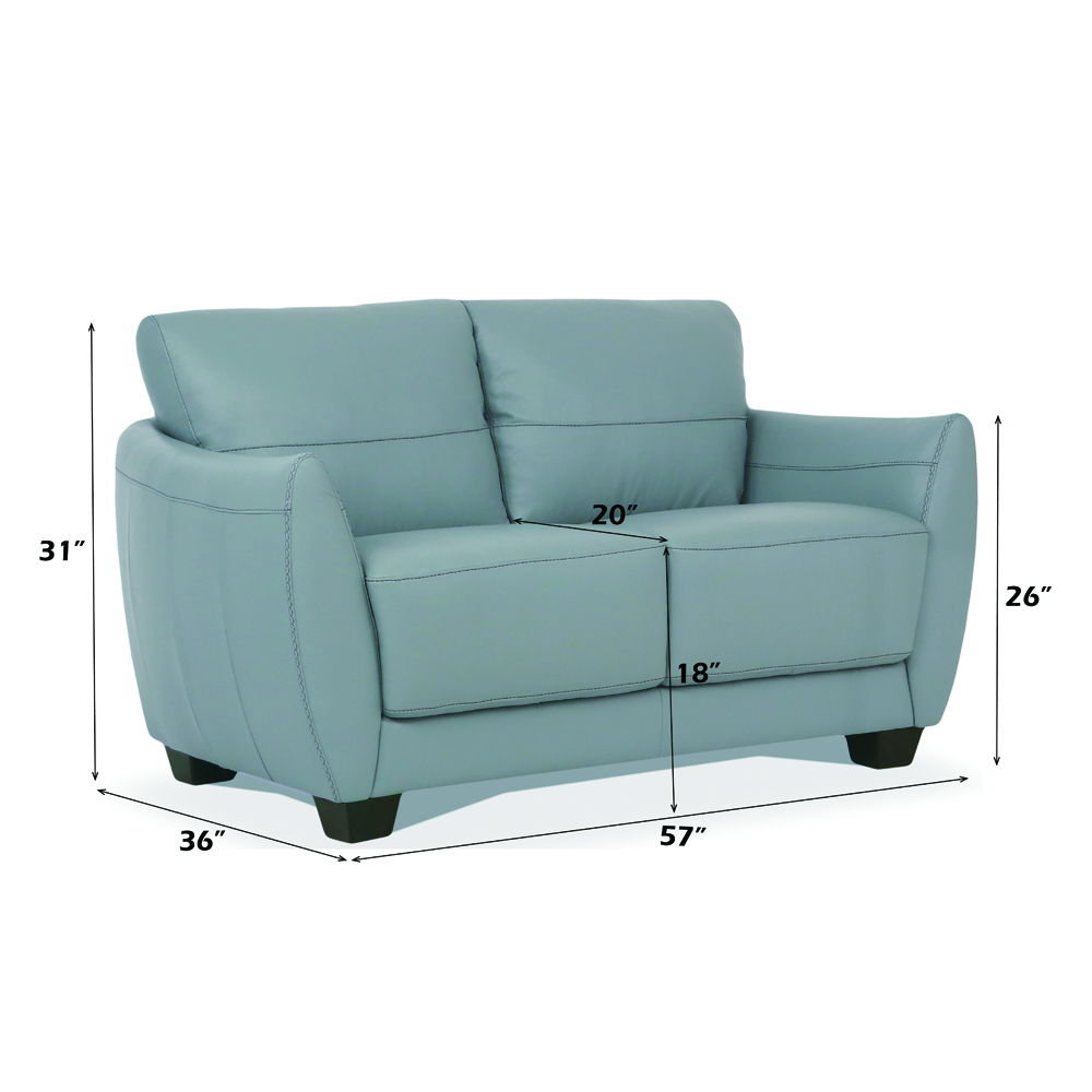 Valeria - Loveseat - Watery Leather