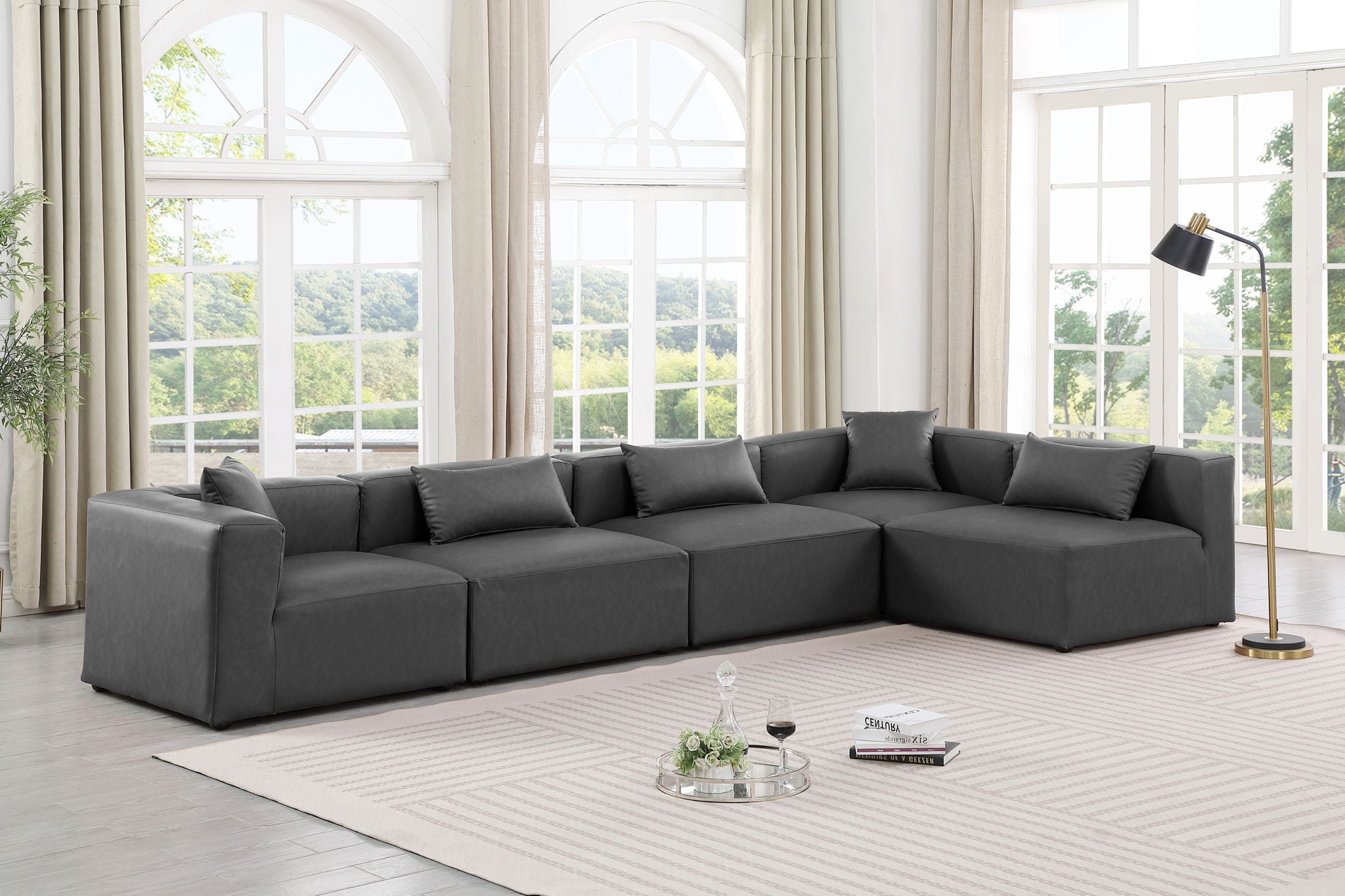 Cube - 5 Piece Modular Sectional
