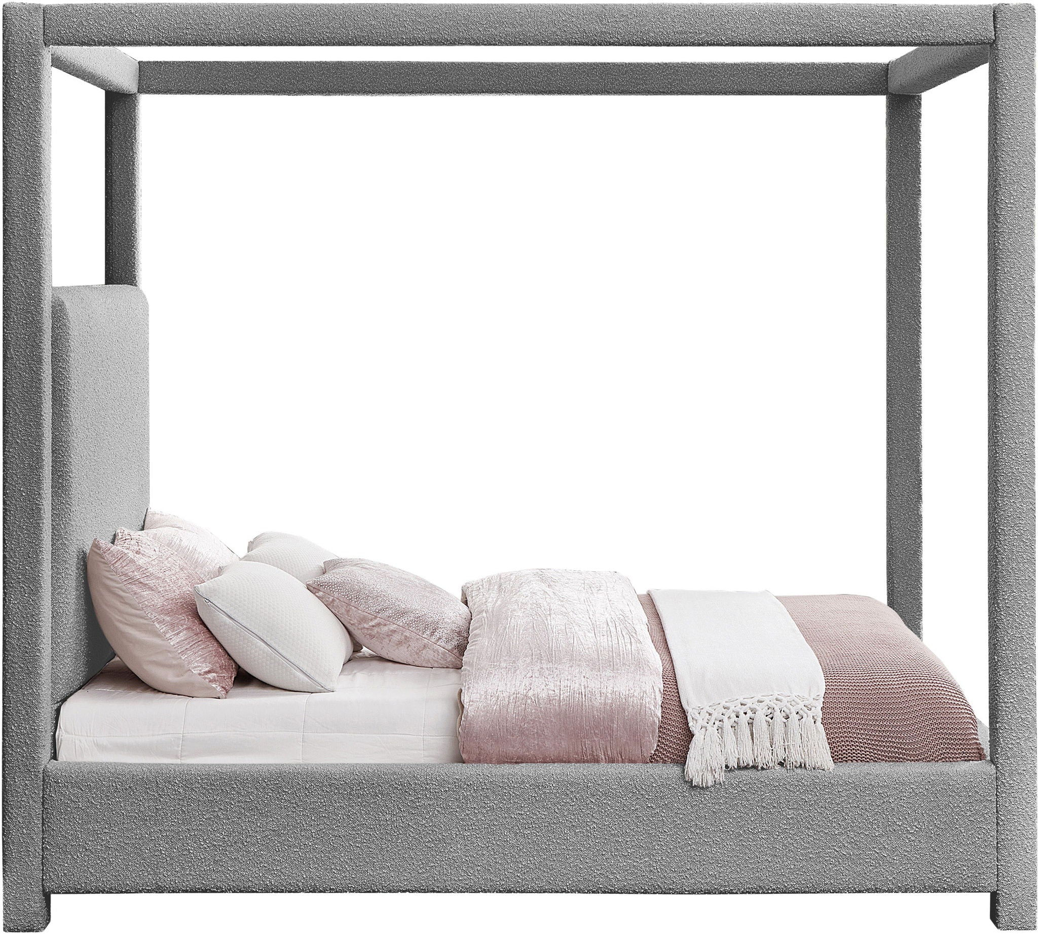 Eden - Boucle Fabric Upholstered Bed - Urban Living Furniture (Los Angeles, CA)