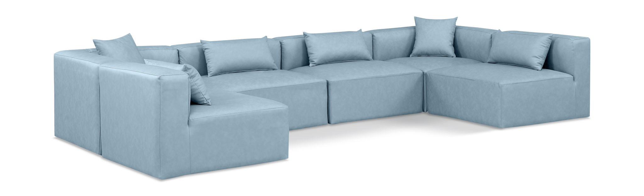 Cube - 6 Piece Modular Armless Sectional - Urban Living Furniture (Los Angeles, CA)