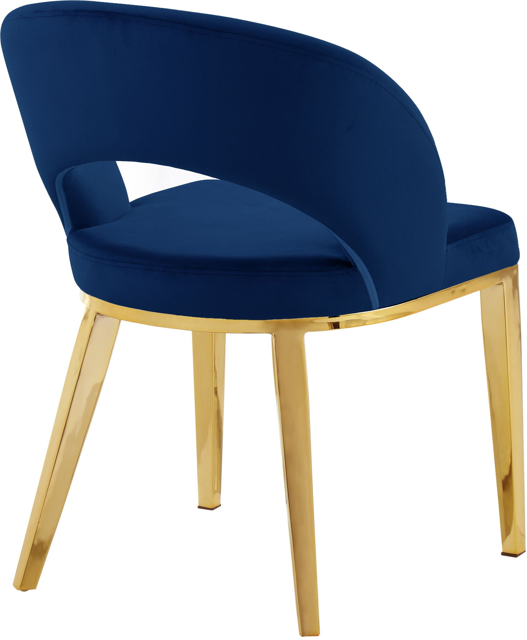 Roberto - Dining Chair with Gold Legs - Urban Living Furniture (Los Angeles, CA)
