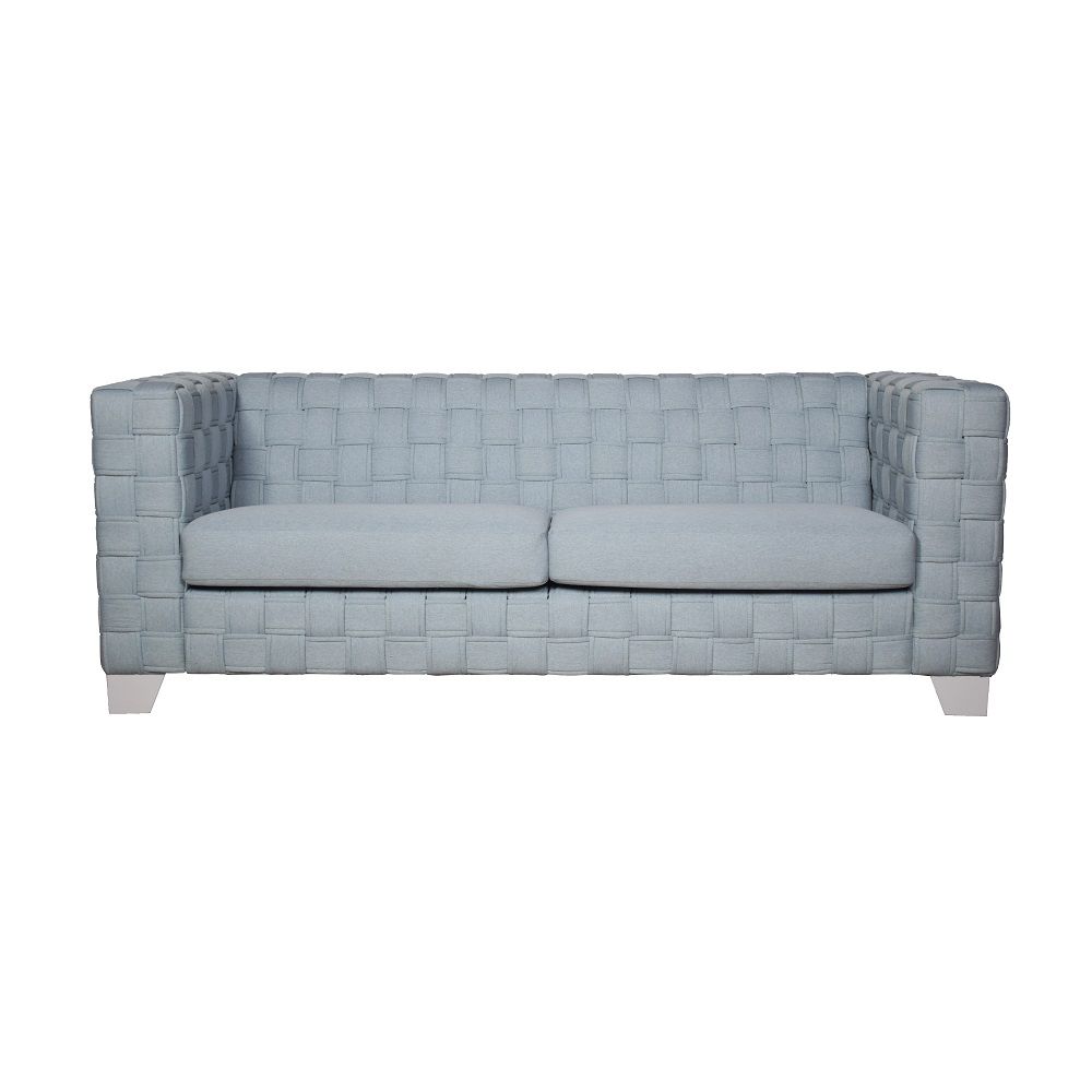 Saree - Sofa - Light Teal & White - Urban Living Furniture (Los Angeles, CA)