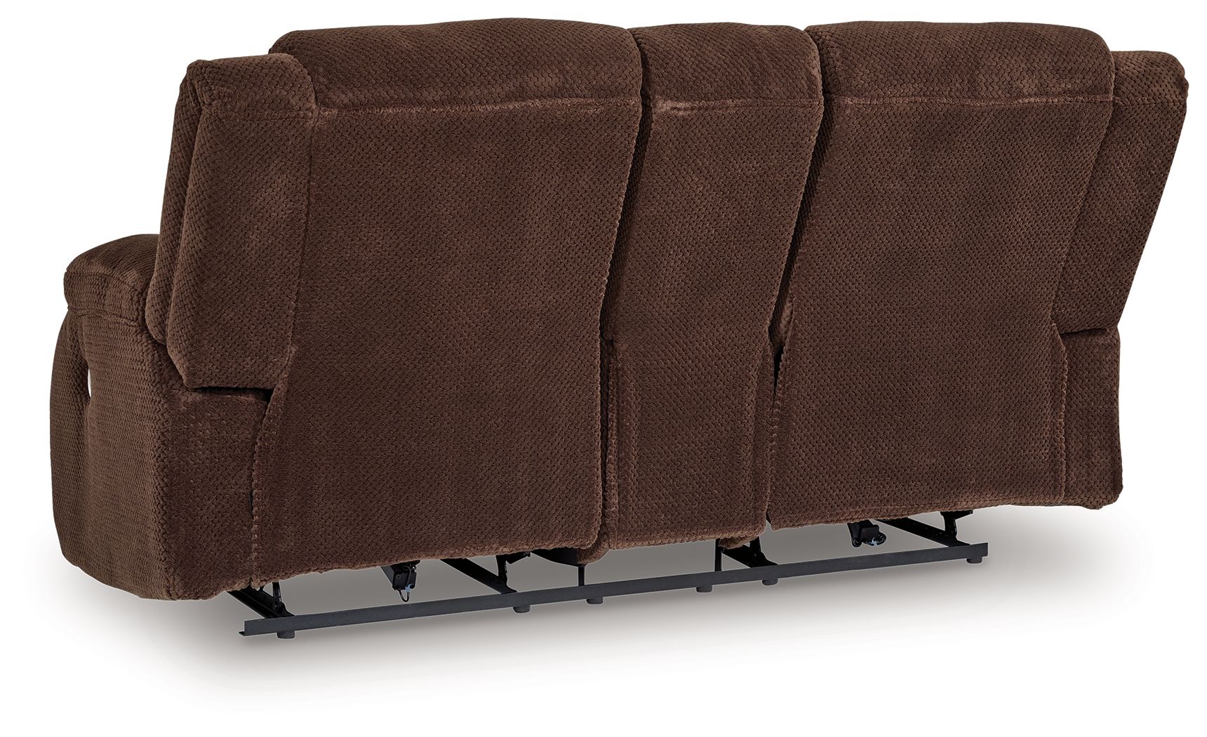 Free Wake - Chocolate - Double Relcining Power Loveseat With Console - Urban Living Furniture (Los Angeles, CA)