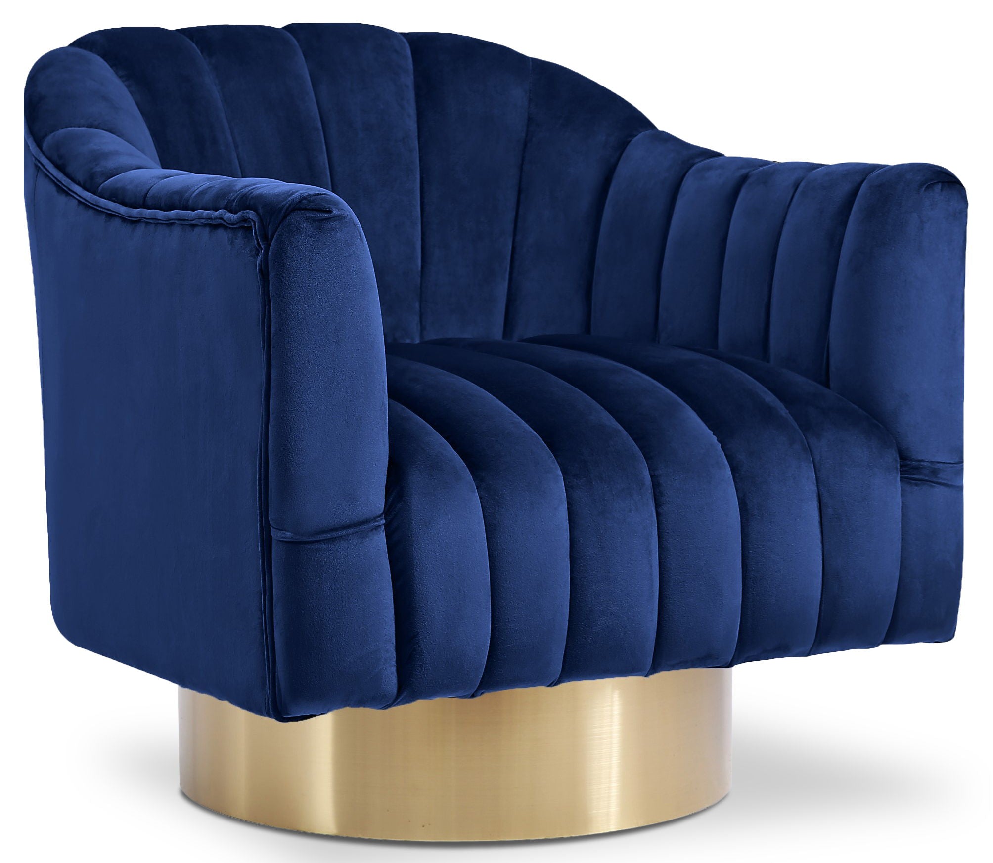 Farrah - Accent Chair with Gold Base - Urban Living Furniture (Los Angeles, CA)