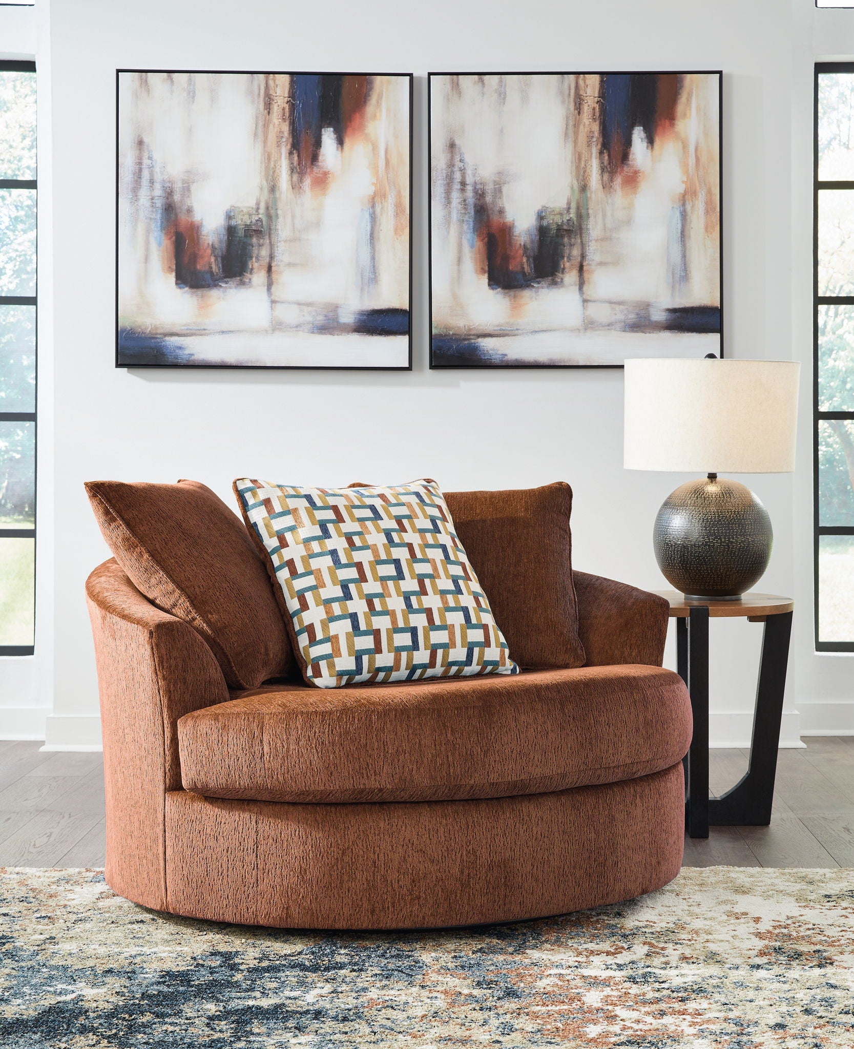 Laylabrook - Oversized Swivel Accent Chair - Urban Living Furniture (Los Angeles, CA)