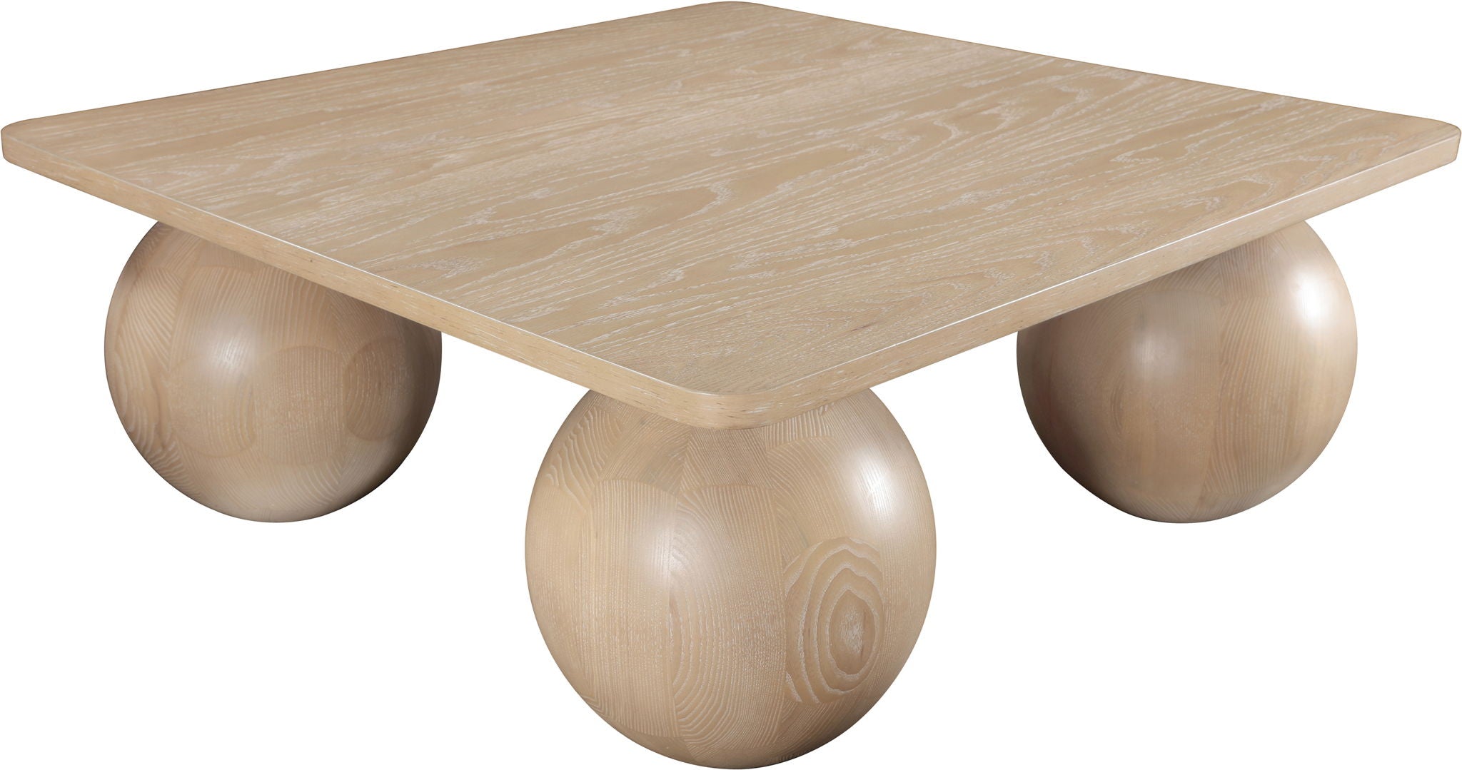 Fitch - Oak Veneer Coffee Table - 4 Legs - Urban Living Furniture (Los Angeles, CA)