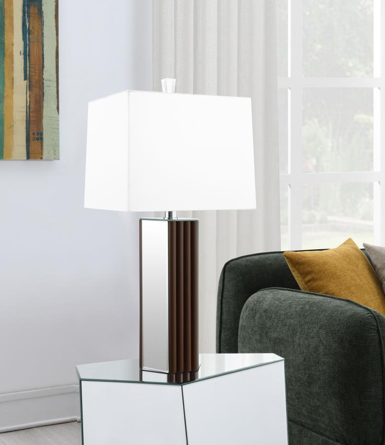 Elena - Base For 30" Table Lamp, Box 1 of 2 - Brown - Urban Living Furniture (Los Angeles, CA)