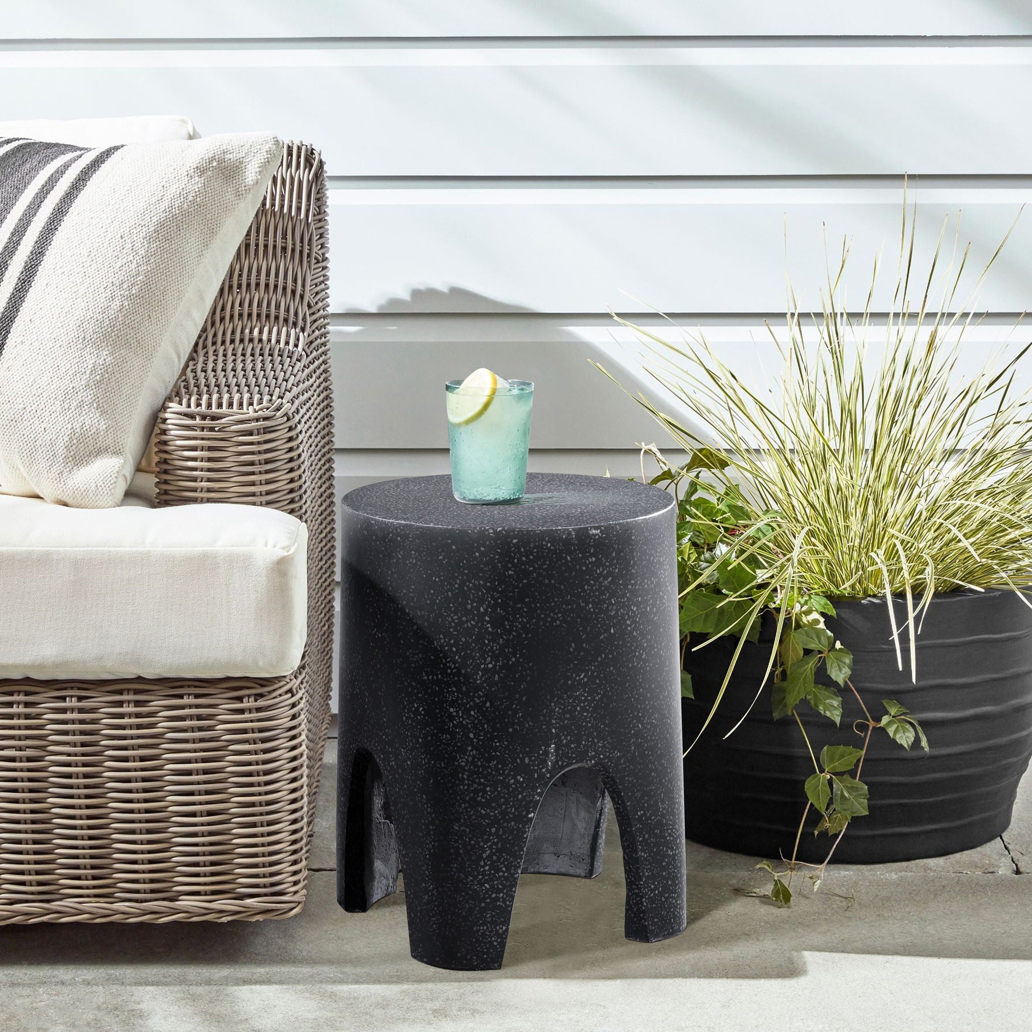 Foligno - Concrete End Table - Urban Living Furniture (Los Angeles, CA)