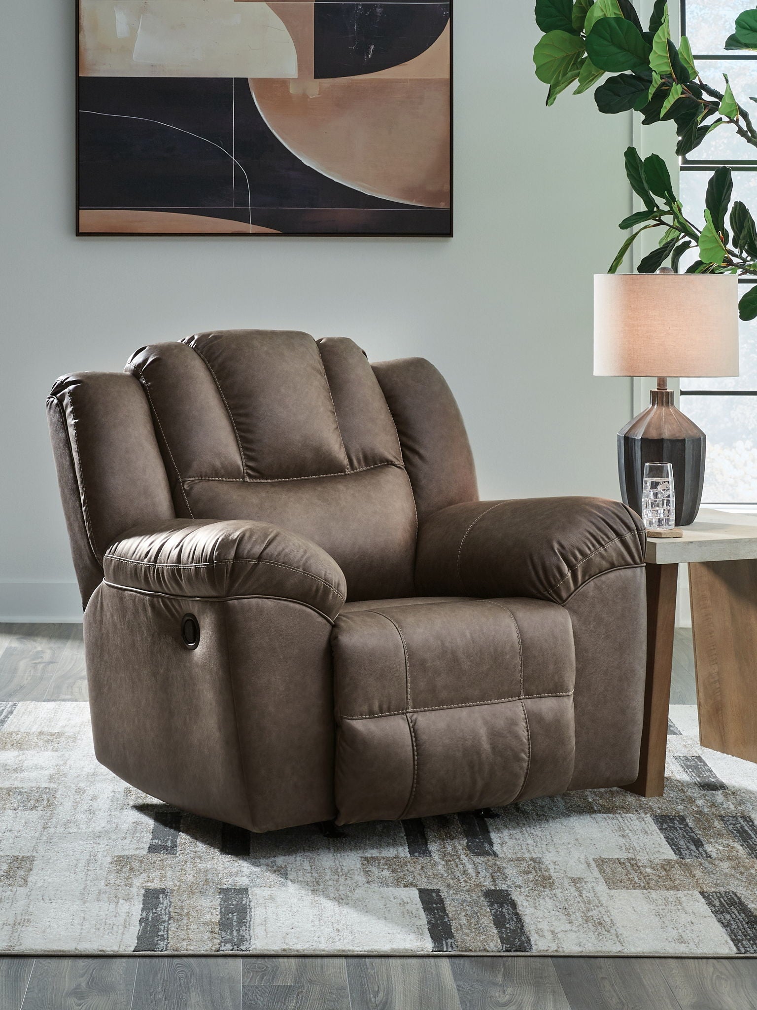 Lowilla - Rocker Recliner - Driftwood - Urban Living Furniture (Los Angeles, CA)