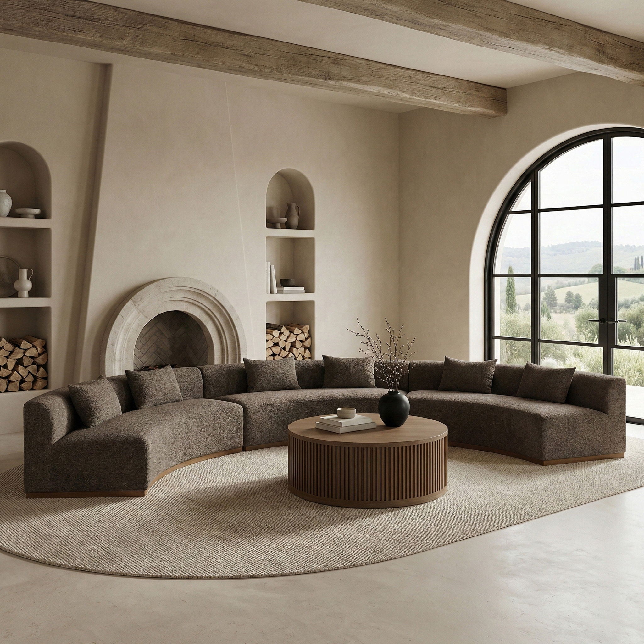 Avanti - Chenille Fabric Upholstered 3 Piece Modular Sectional - Urban Living Furniture (Los Angeles, CA)
