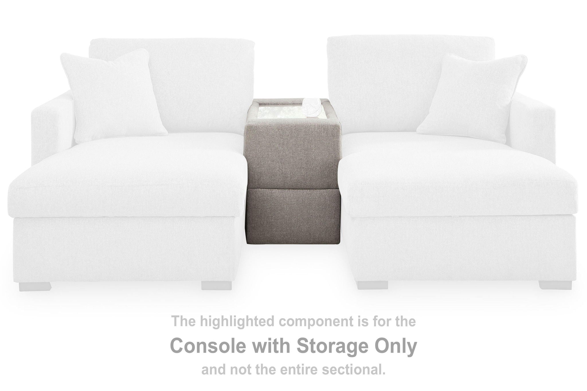 ModMax Luxe - Console With Storage - Flint