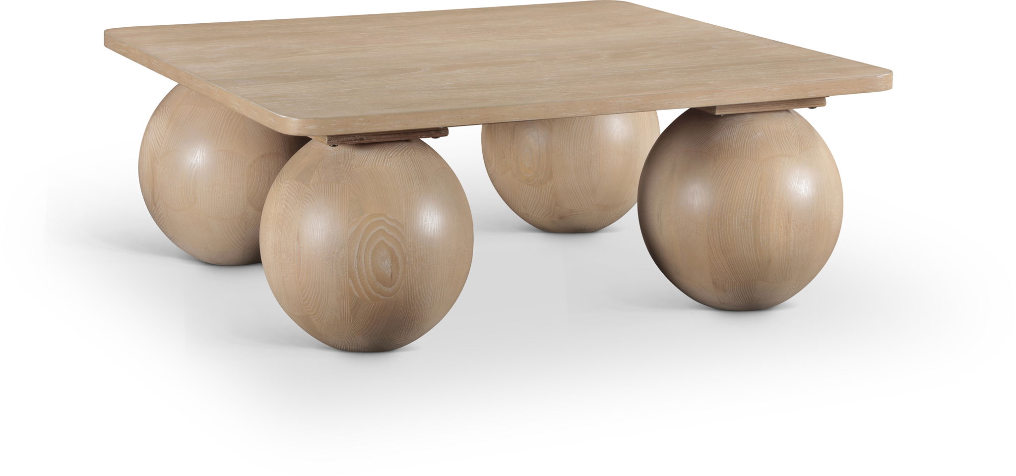 Fitch - Oak Veneer Coffee Table - 4 Legs - Urban Living Furniture (Los Angeles, CA)