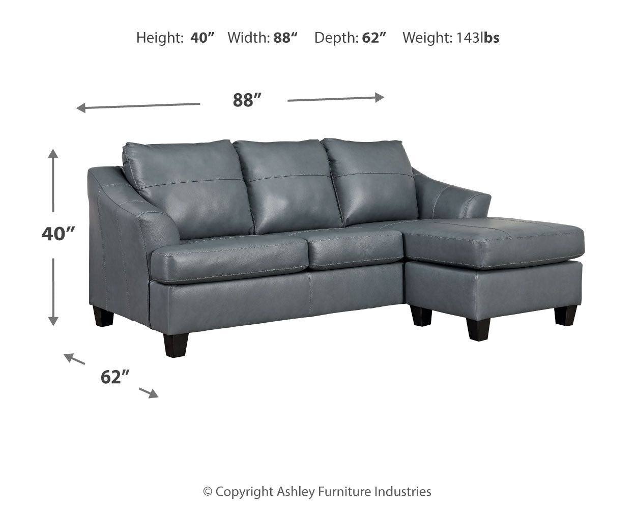 Genoa - Sofa Chaise - Urban Living Furniture (Los Angeles, CA)