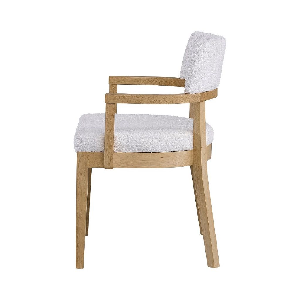 Kasem - Arm Chair (Set of 2) - Gorge Fabric & Oak - Urban Living Furniture (Los Angeles, CA)