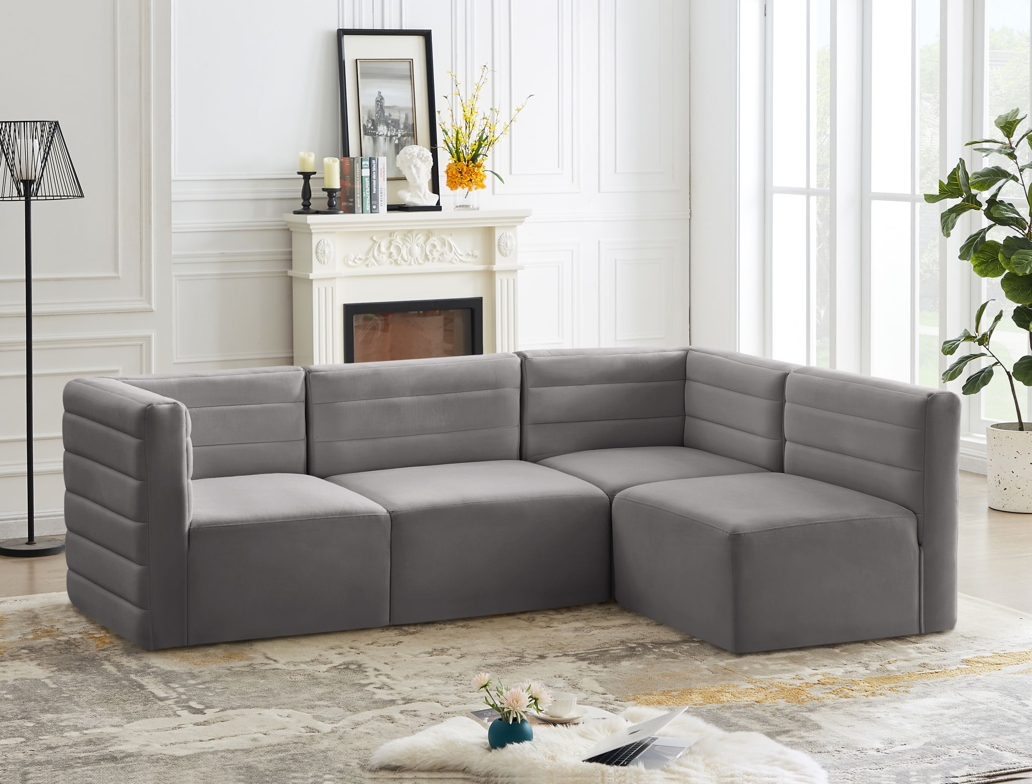 Quincy - 4 Piece Modular Sectional - Urban Living Furniture (Los Angeles, CA)
