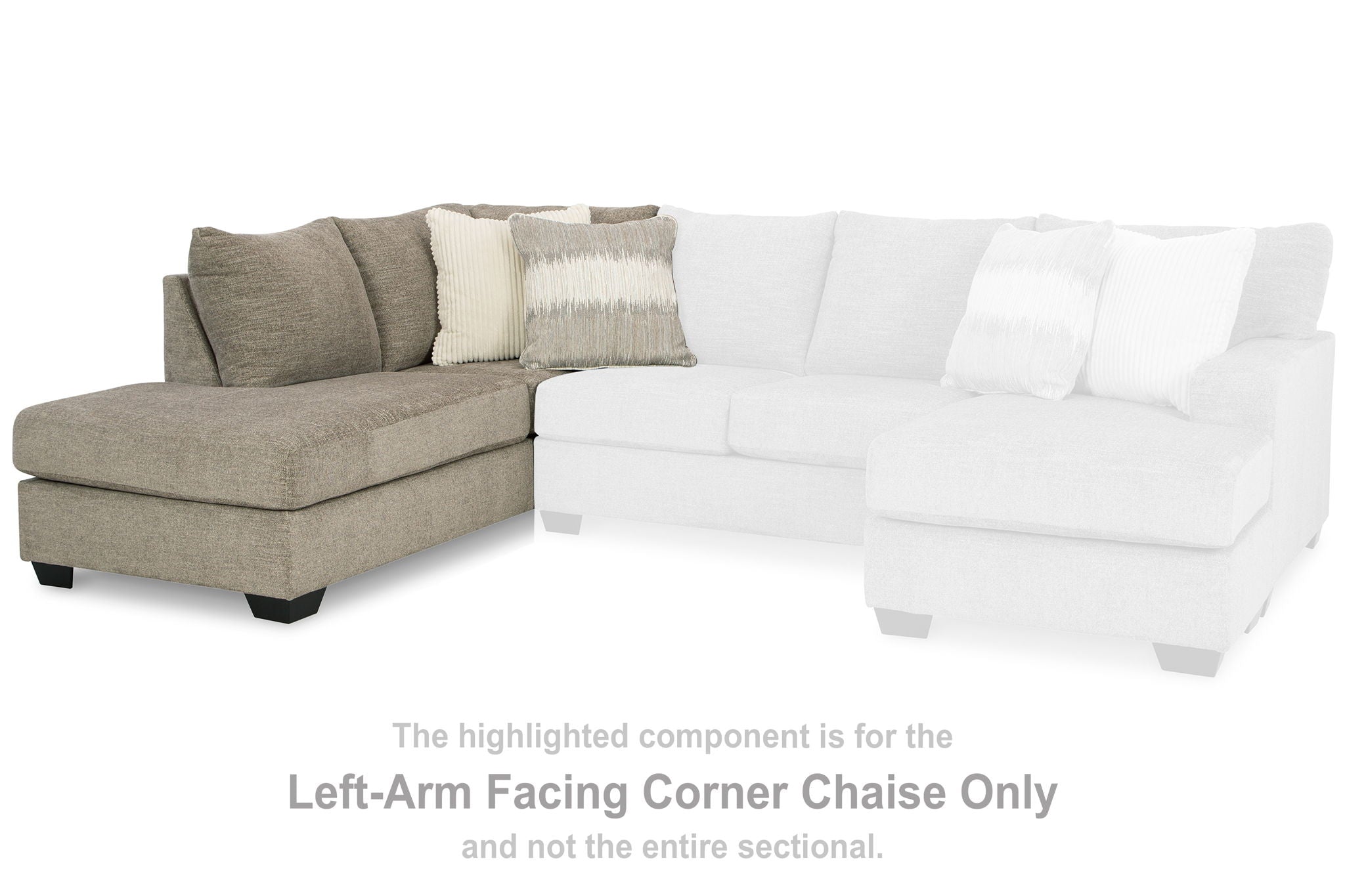 Creswell - Stone - LAF Corner Chaise - Urban Living Furniture (Los Angeles, CA)