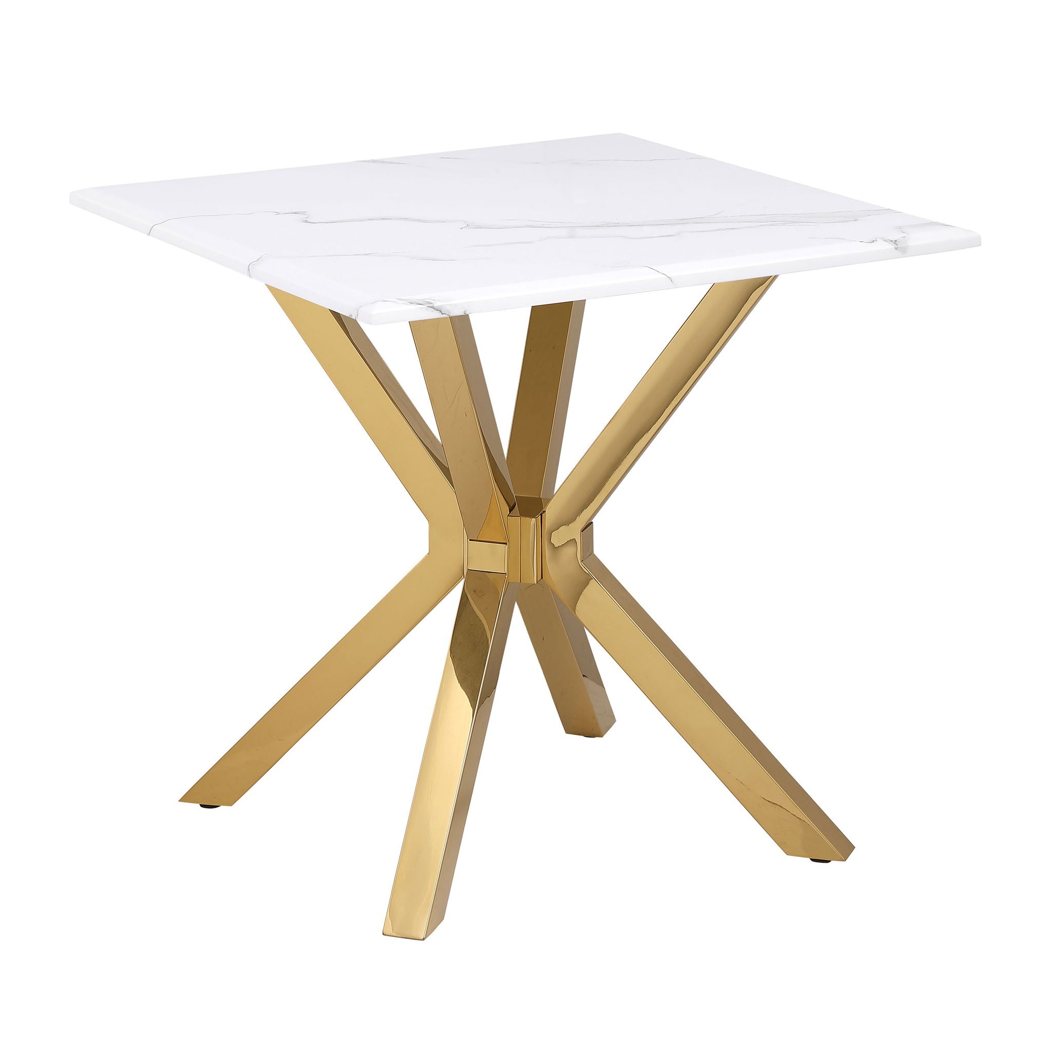 Visalia - Faux Marble End Table Top - White - Urban Living Furniture (Los Angeles, CA)