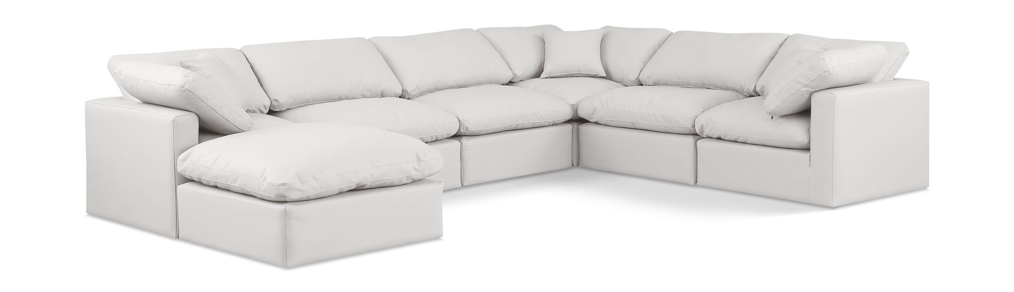 Indulge - Faux Leather 7 Piece Modular Sectional - Urban Living Furniture (Los Angeles, CA)