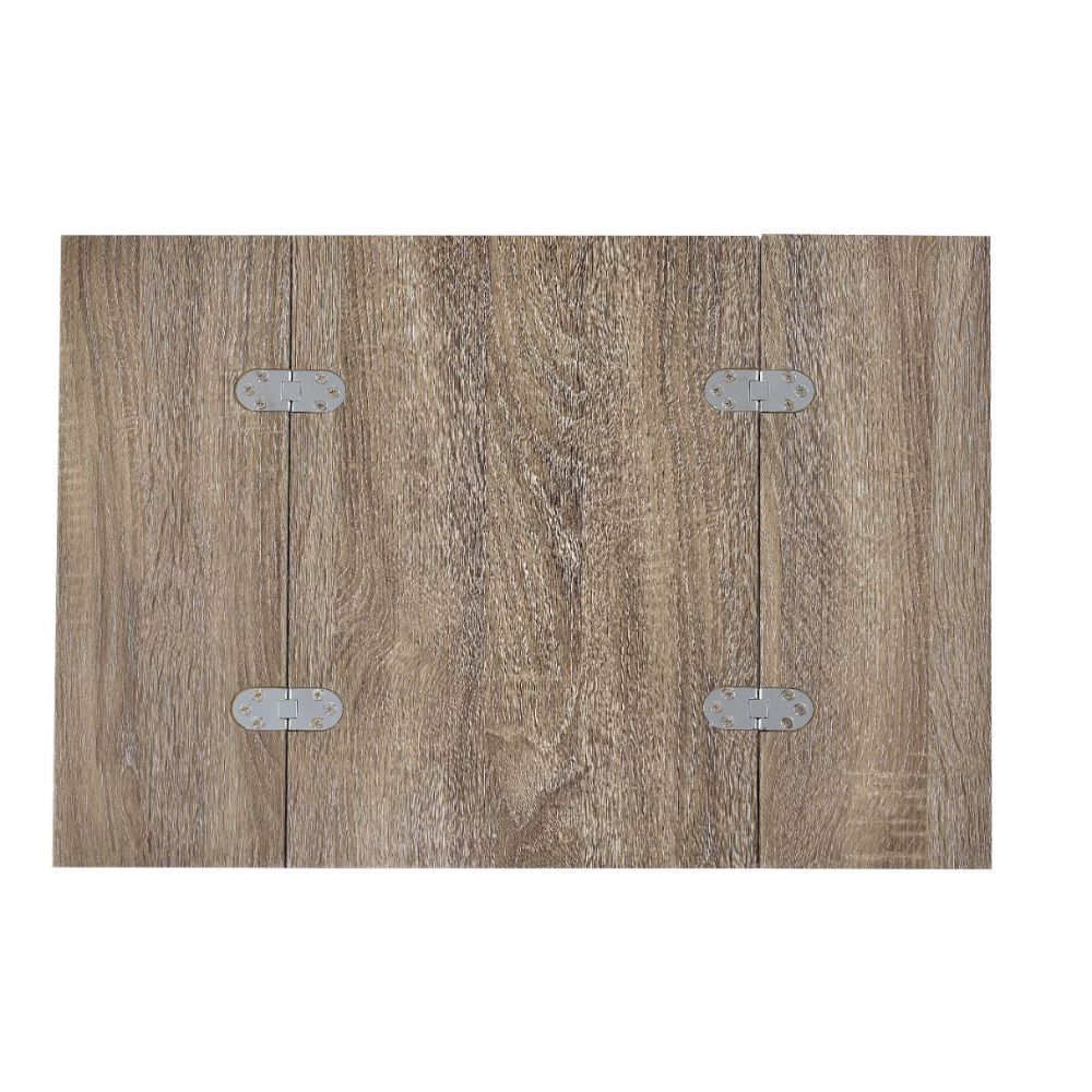 Danson - Accent Table - Weathered Oak & Chrome - Urban Living Furniture (Los Angeles, CA)