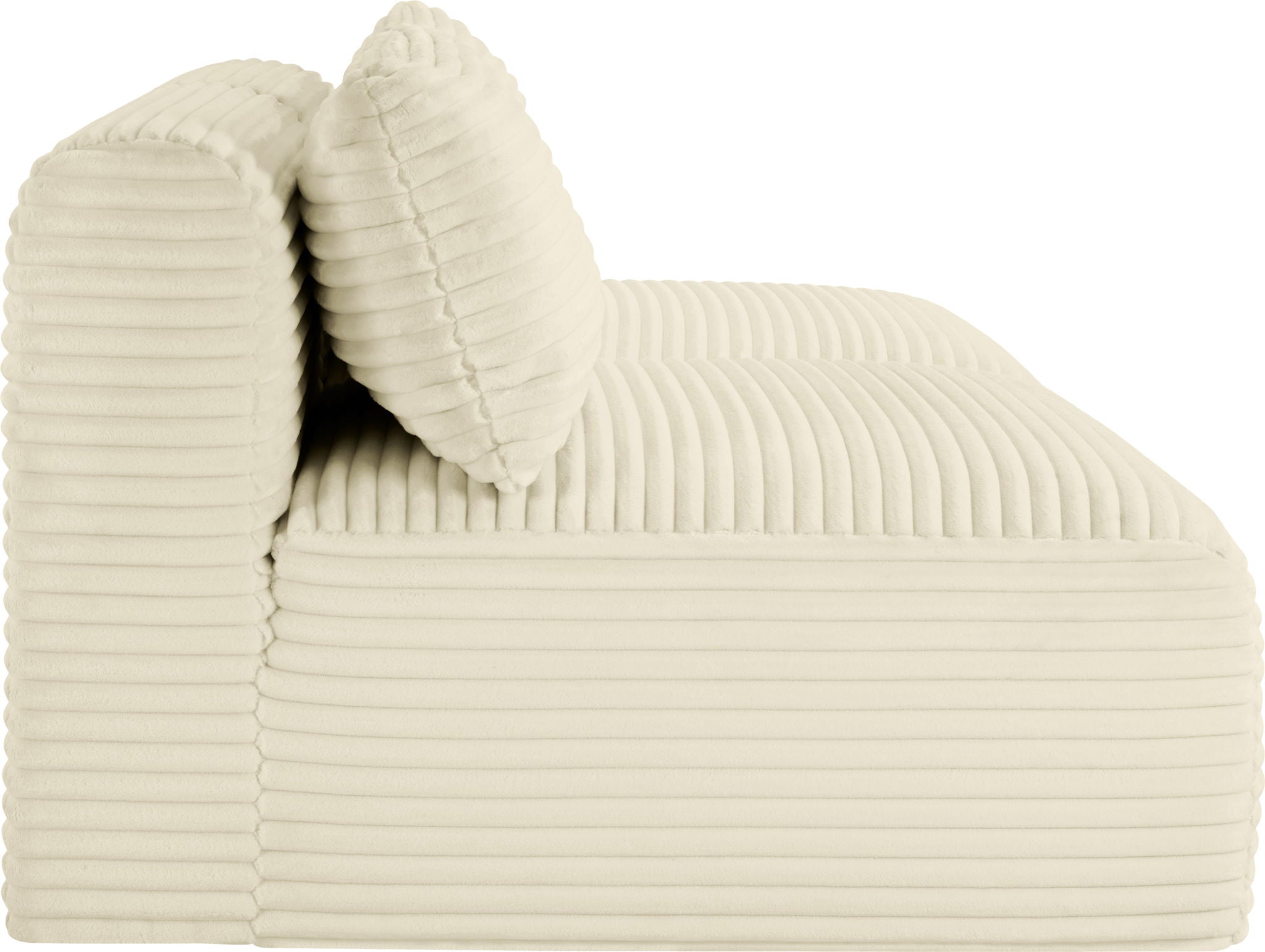 Shaggy - 2 Seat Modular Armless Sofa