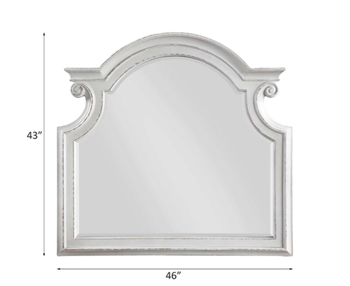 Florian - Mirror - Antique White - Urban Living Furniture (Los Angeles, CA)