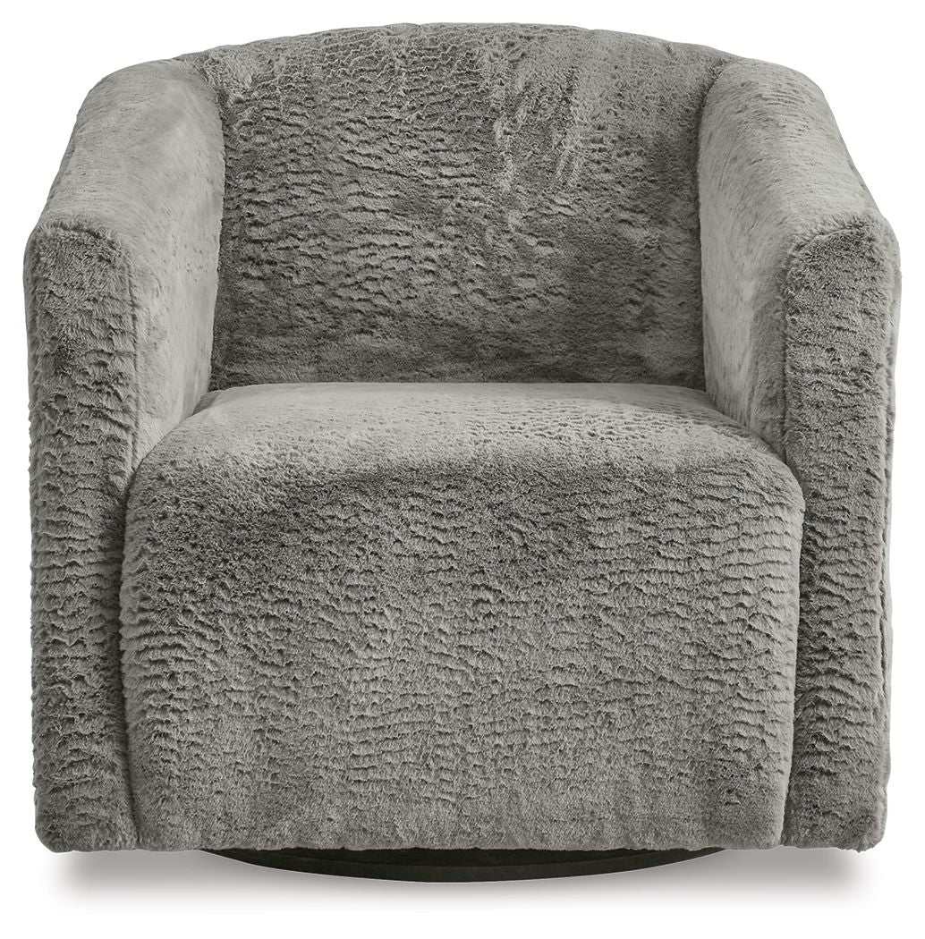 Bramner - Charcoal - Swivel Accent Chair - Urban Living Furniture (Los Angeles, CA)